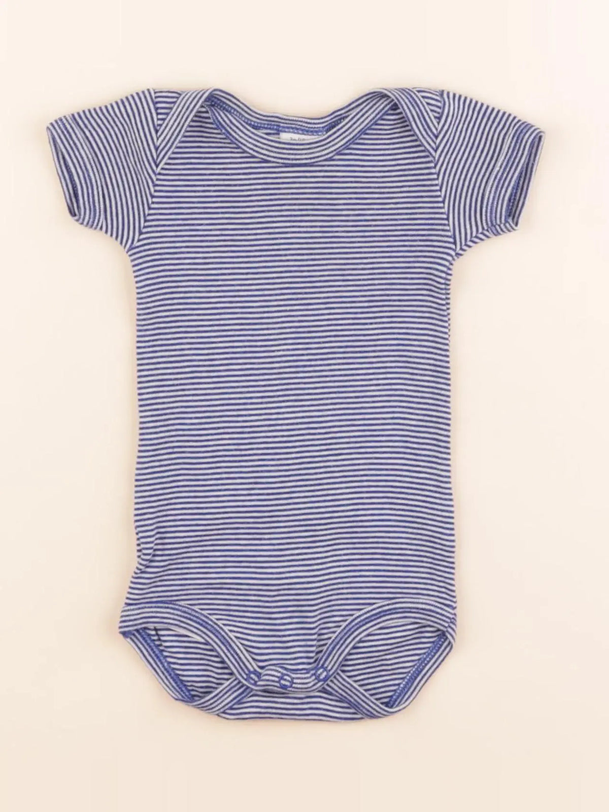Petit Bateau - body bleu - 3 mois