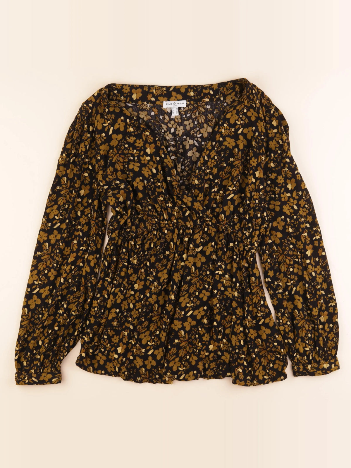 Envie de fraise - blouse grossesse, allaitement noir - 40