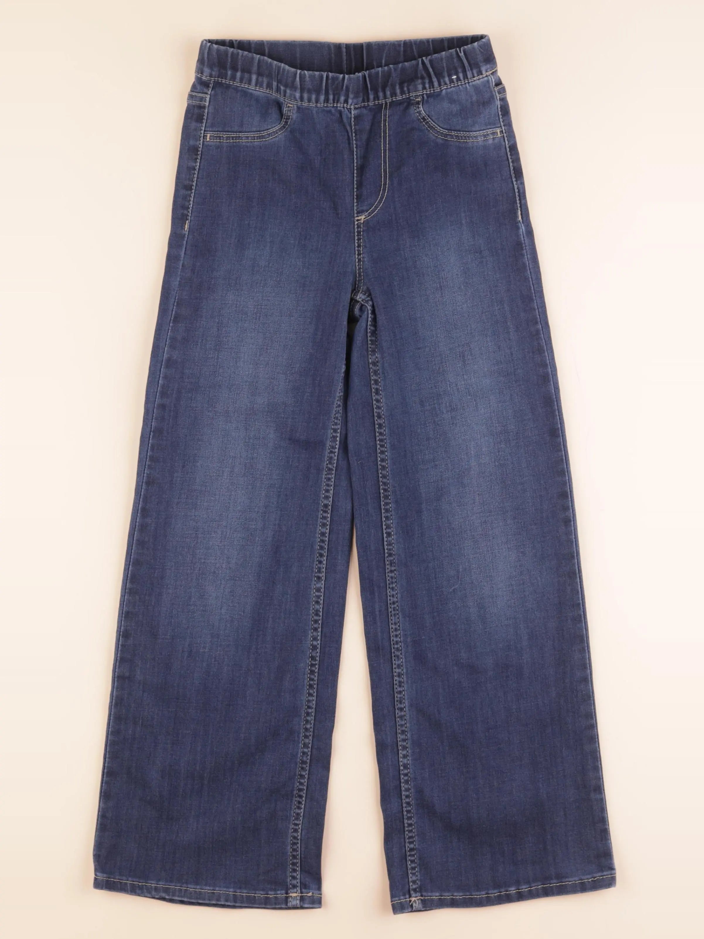 H&M - jegging bleu - 7/8 ans