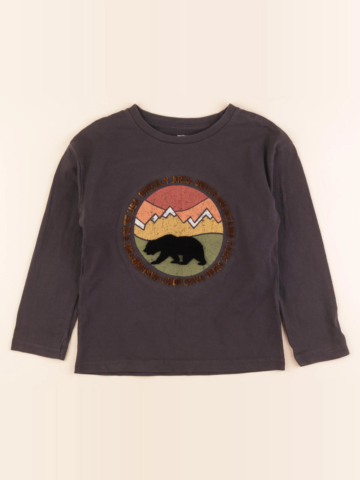 Vertbaudet - tee-shirt noir - 8 ans
