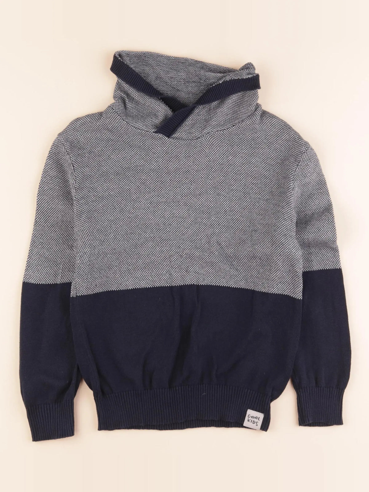 Vertbaudet - pull bleu - 8 ans