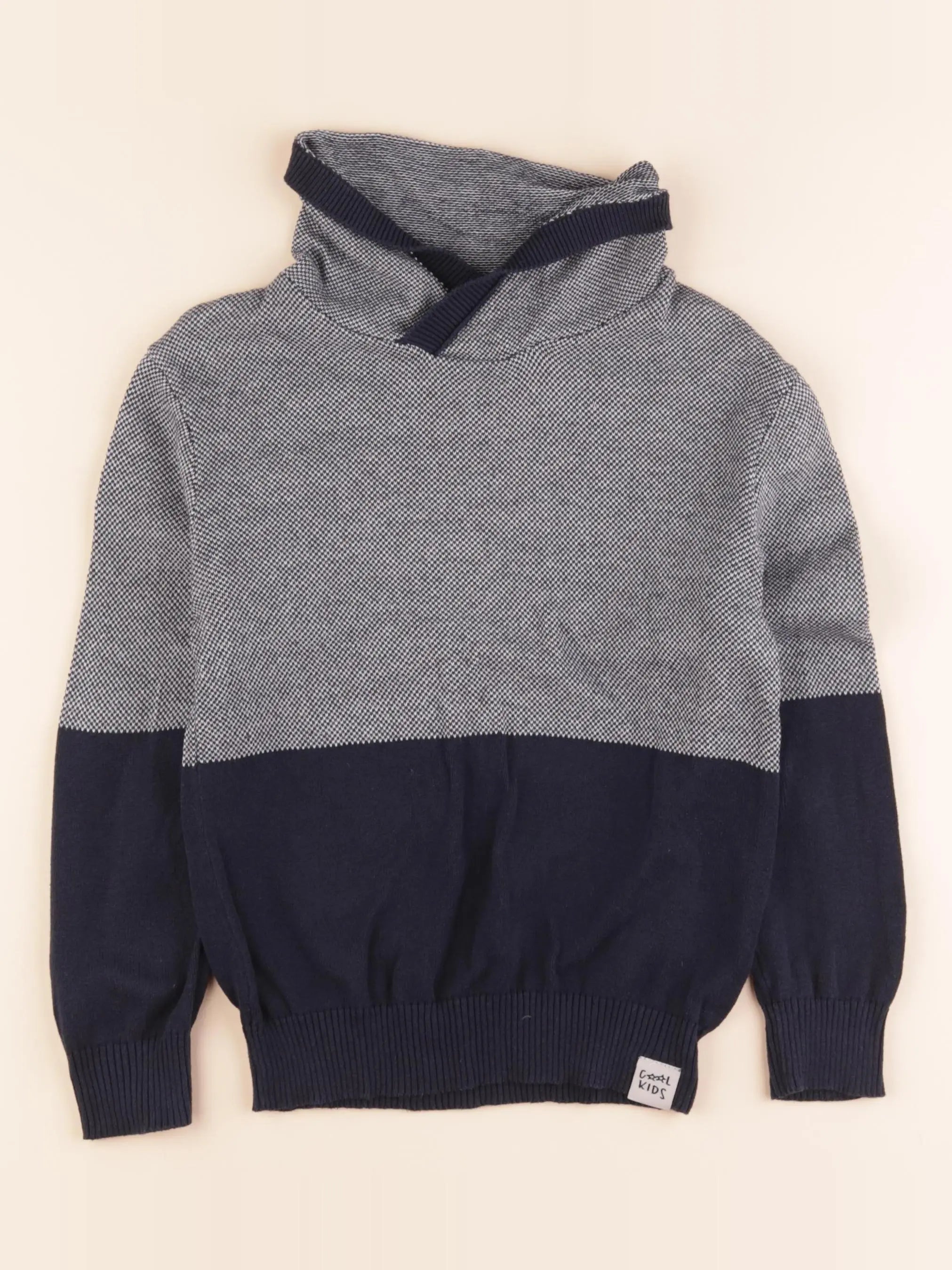 Vertbaudet - pull bleu - 8 ans