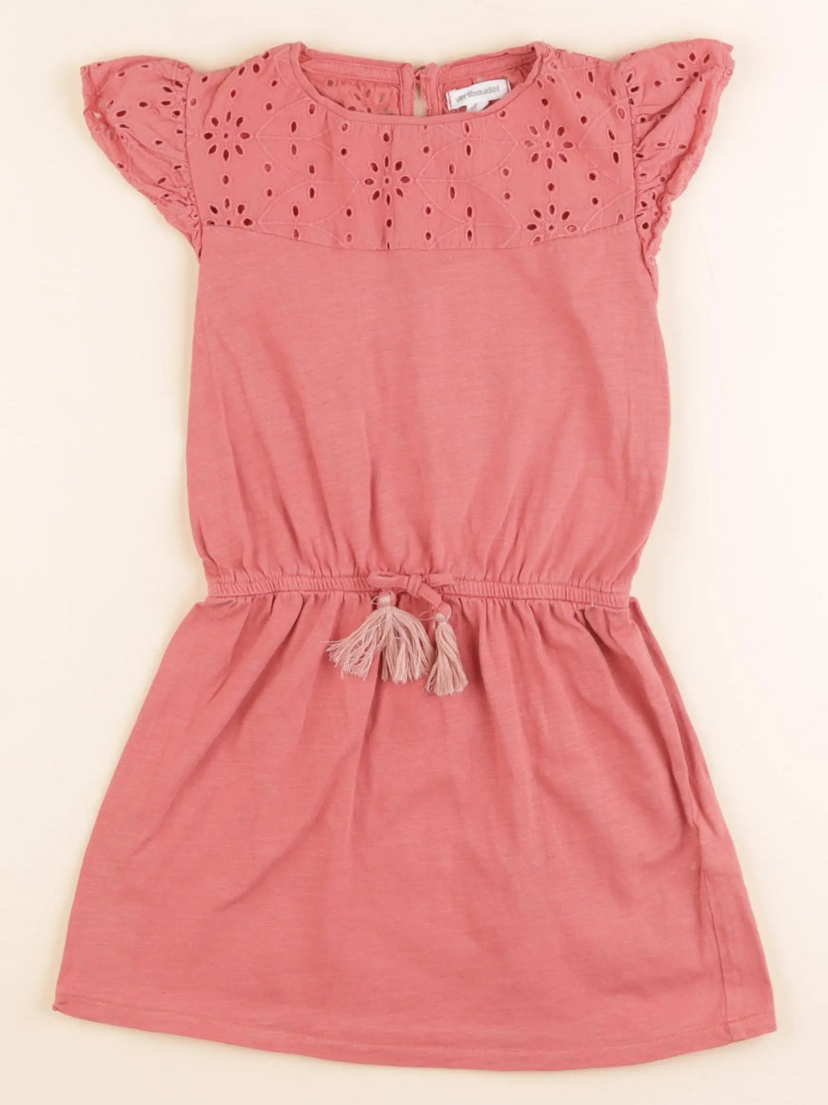 Vertbaudet - robe rose - 5 ans