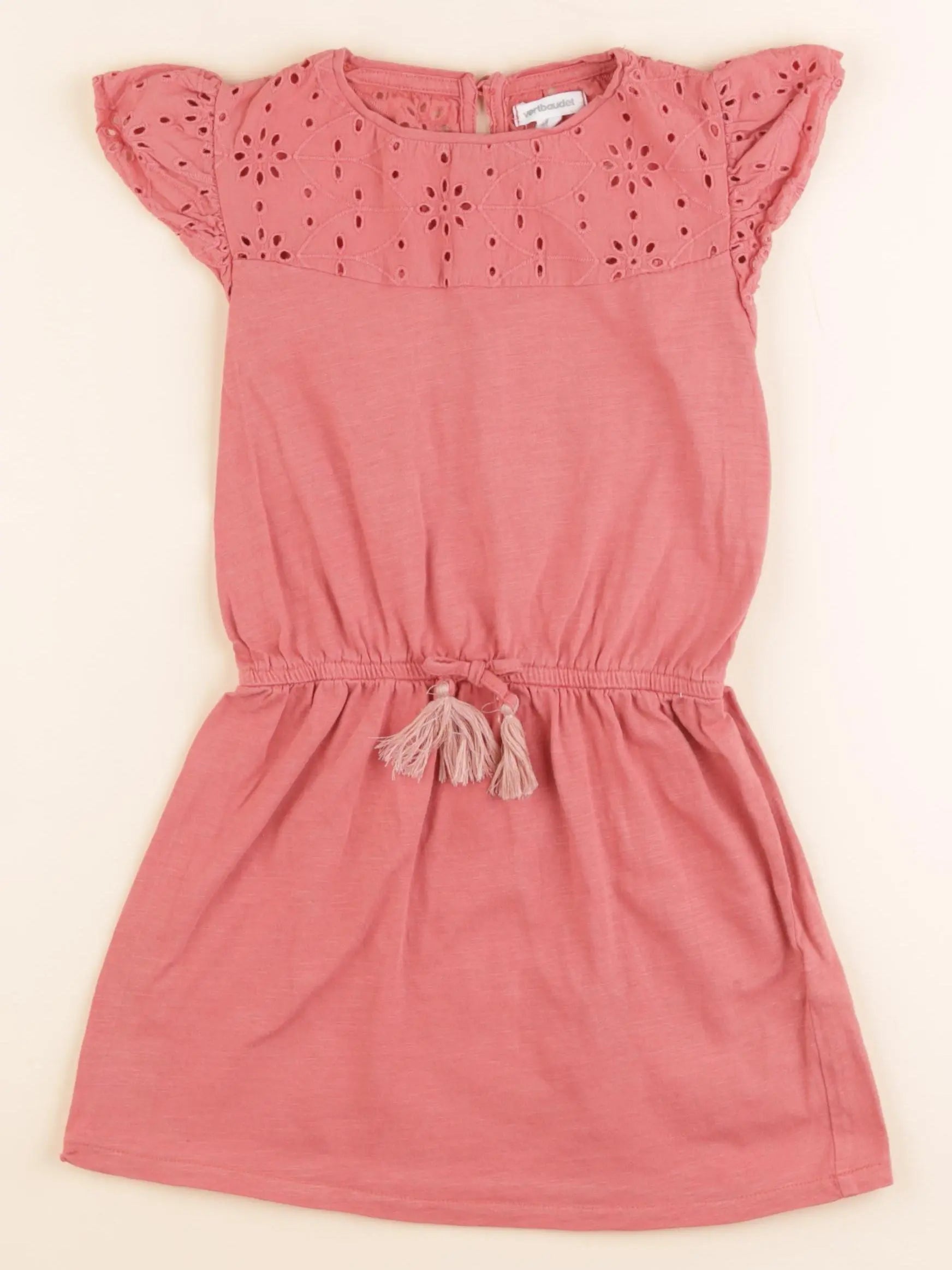 Vertbaudet - robe rose - 5 ans