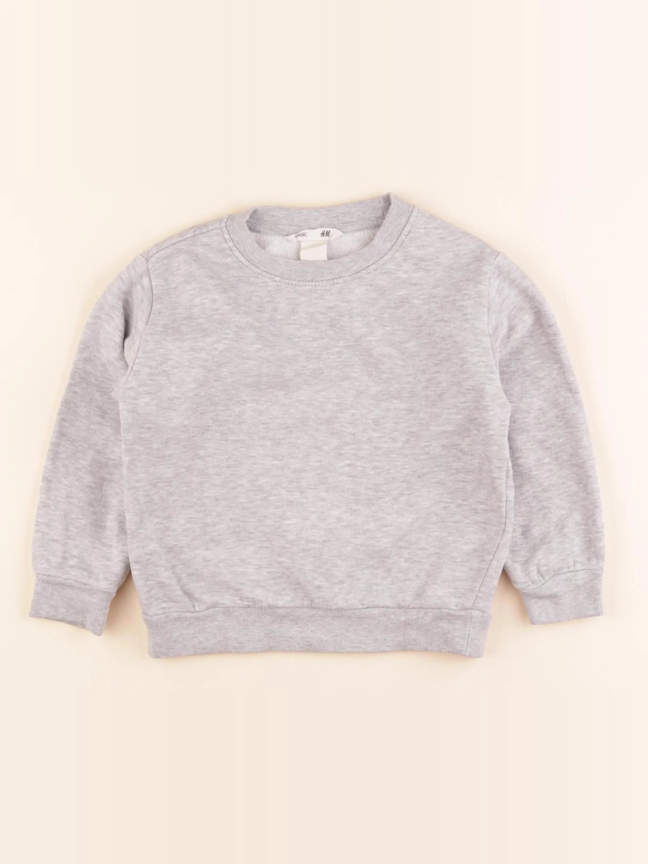H&M - sweat gris - 3/4 ans