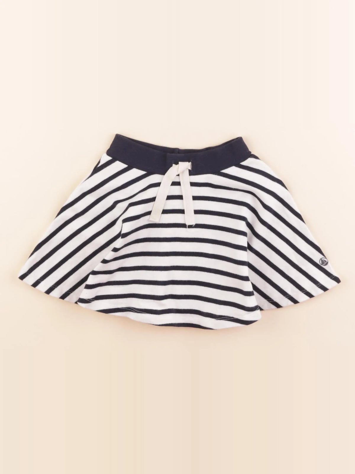 Petit Bateau - jupe blanc, bleu - 4 ans