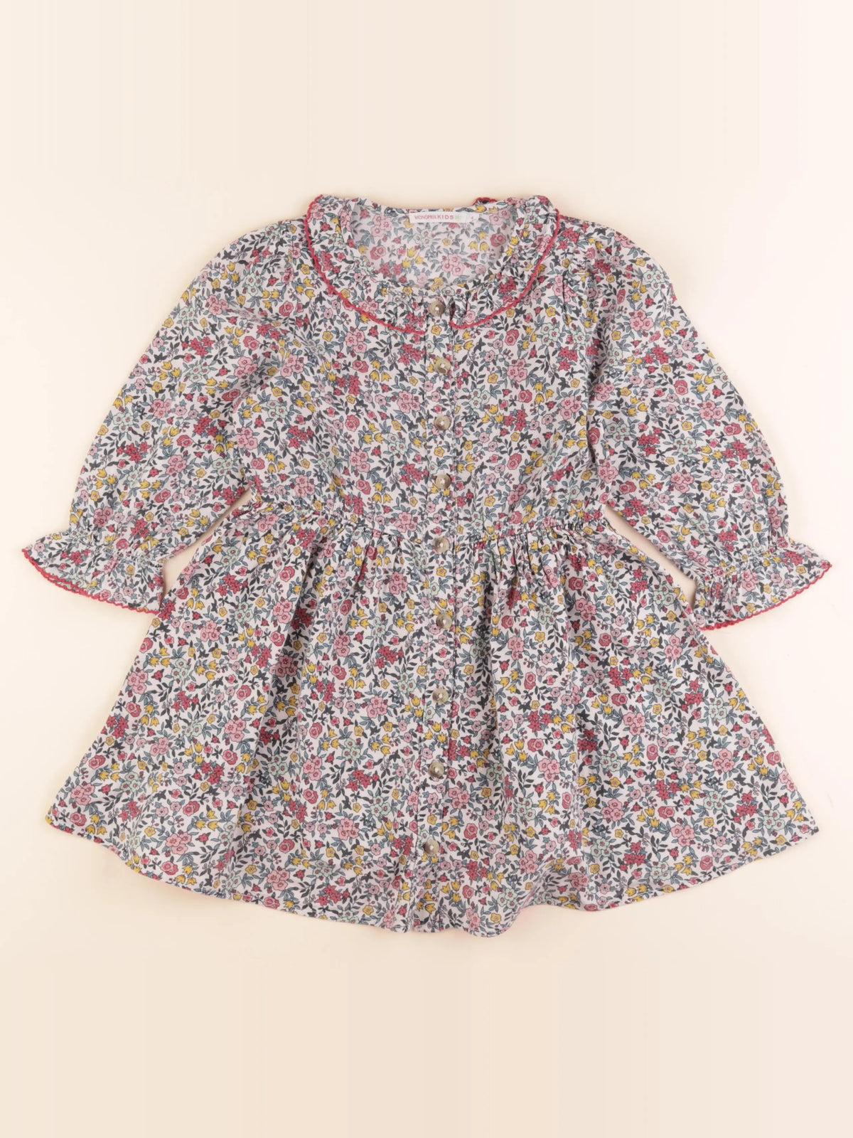 Monoprix - robe multicolore - 4 ans