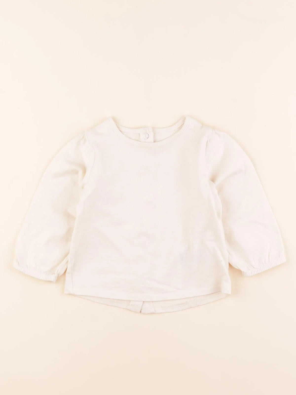 Vertbaudet - tee-shirt blanc - 9 mois
