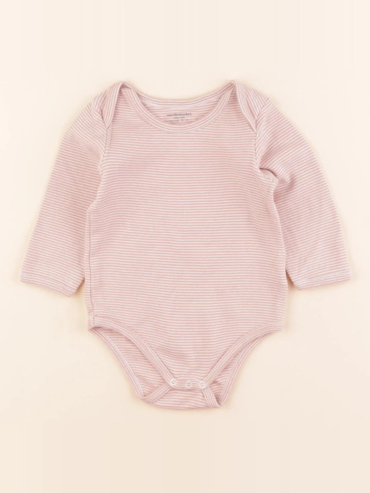 Vertbaudet - body rose - 18 mois