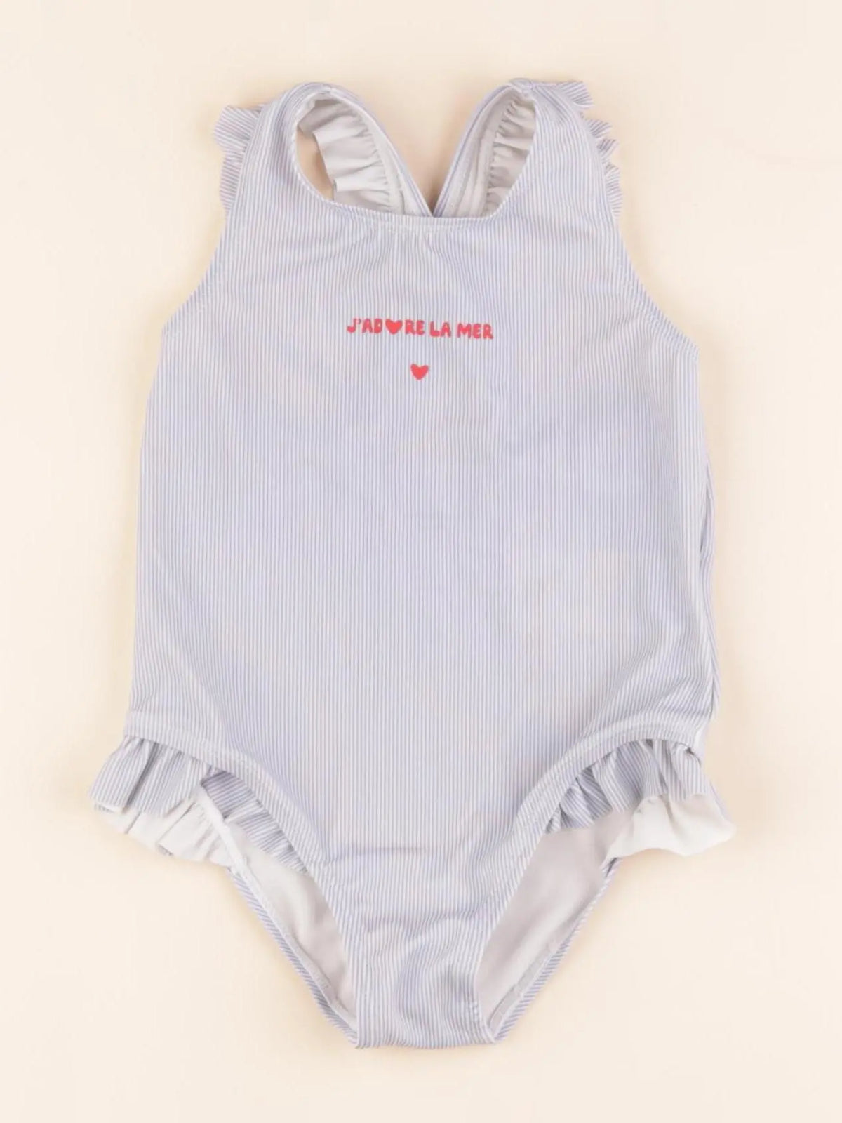 Vertbaudet - maillot de bain bleu - 2 ans