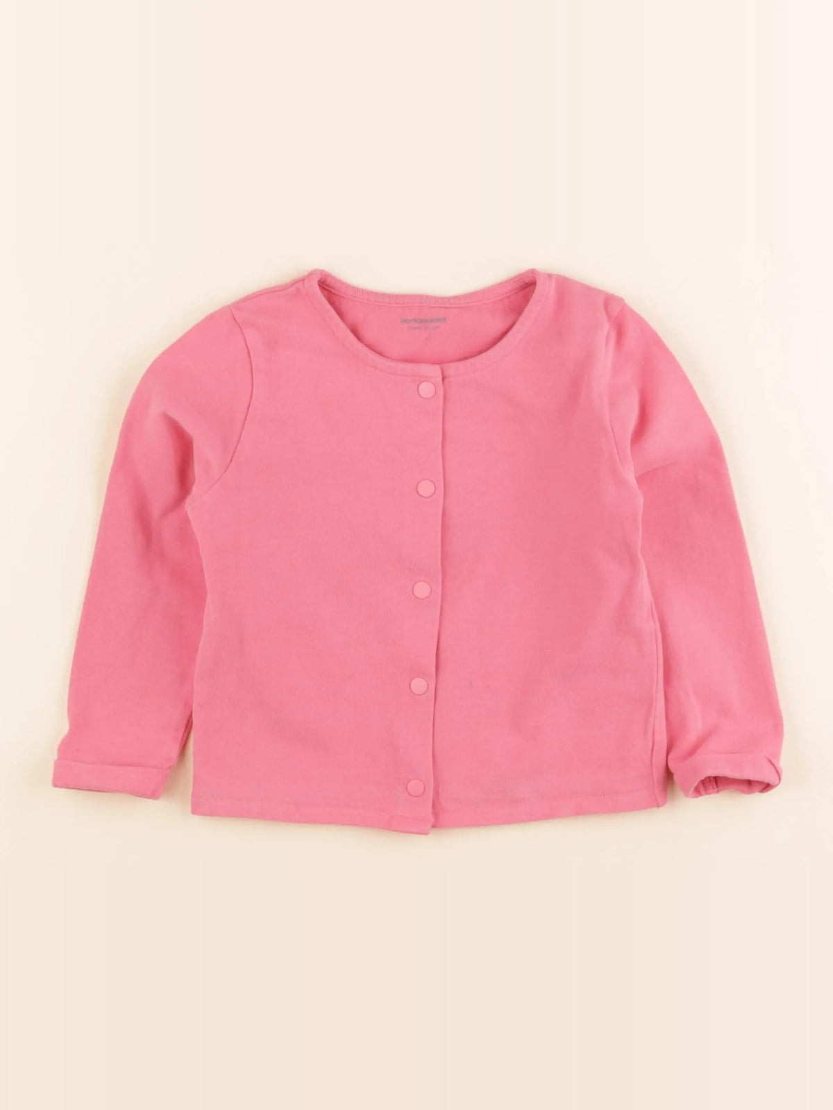 Vertbaudet - sweat rose - 3 ans