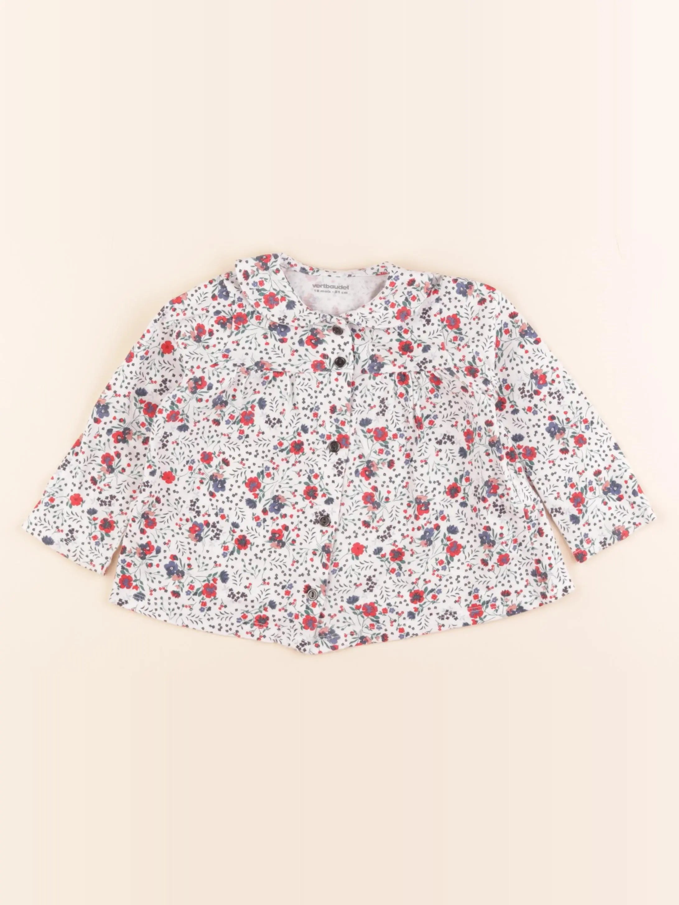 Vertbaudet - tee-shirt multicolore - 18 mois