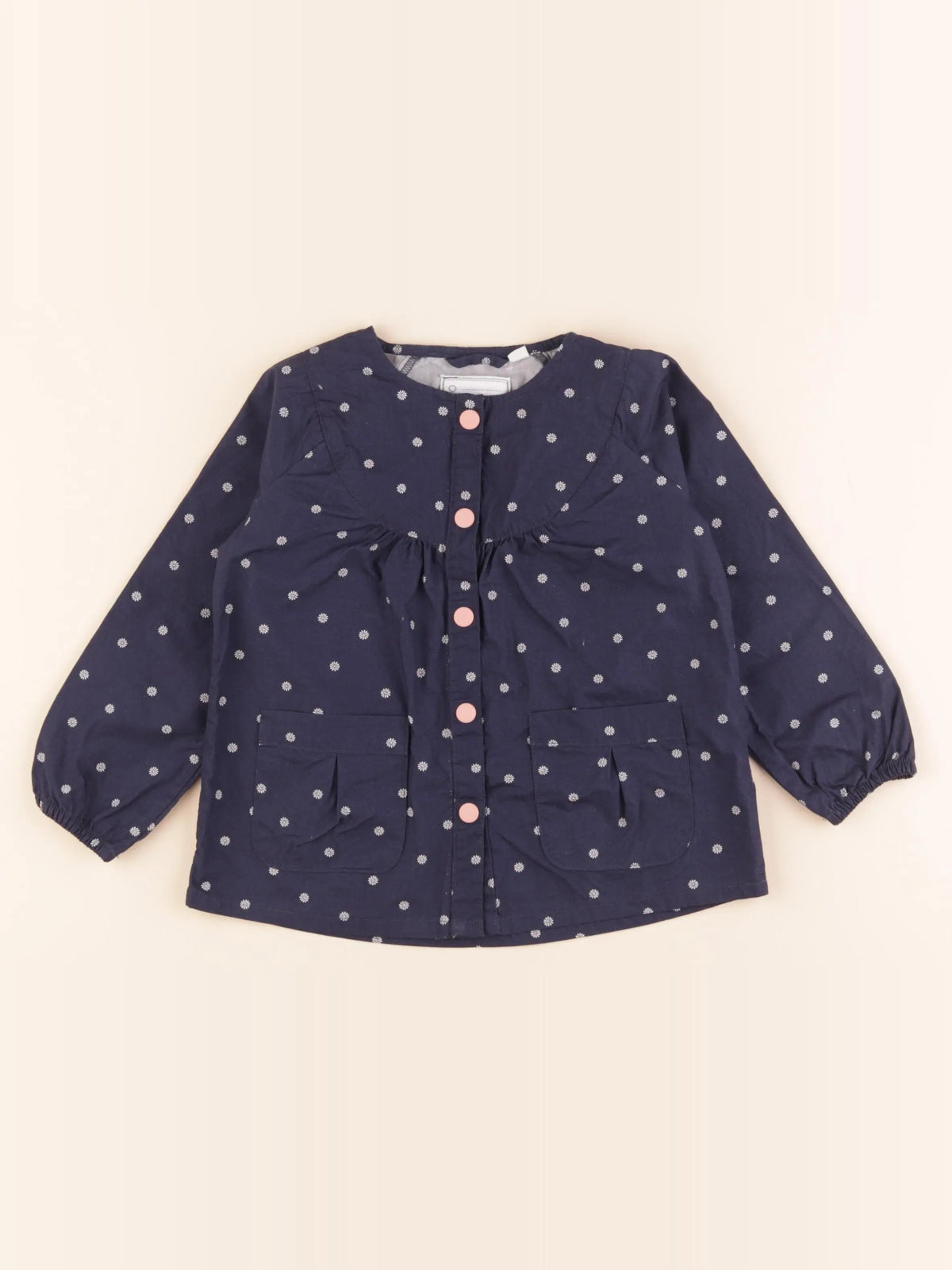 Vertbaudet - blouse bleu - 2 ans