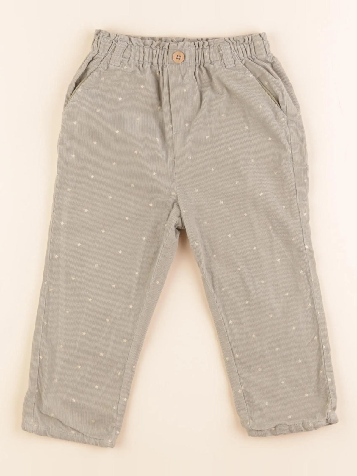Vertbaudet - pantalon vert - 36 mois