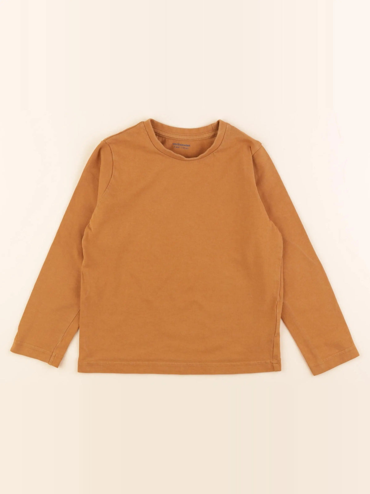 Vertbaudet - tee-shirt marron - 5 ans