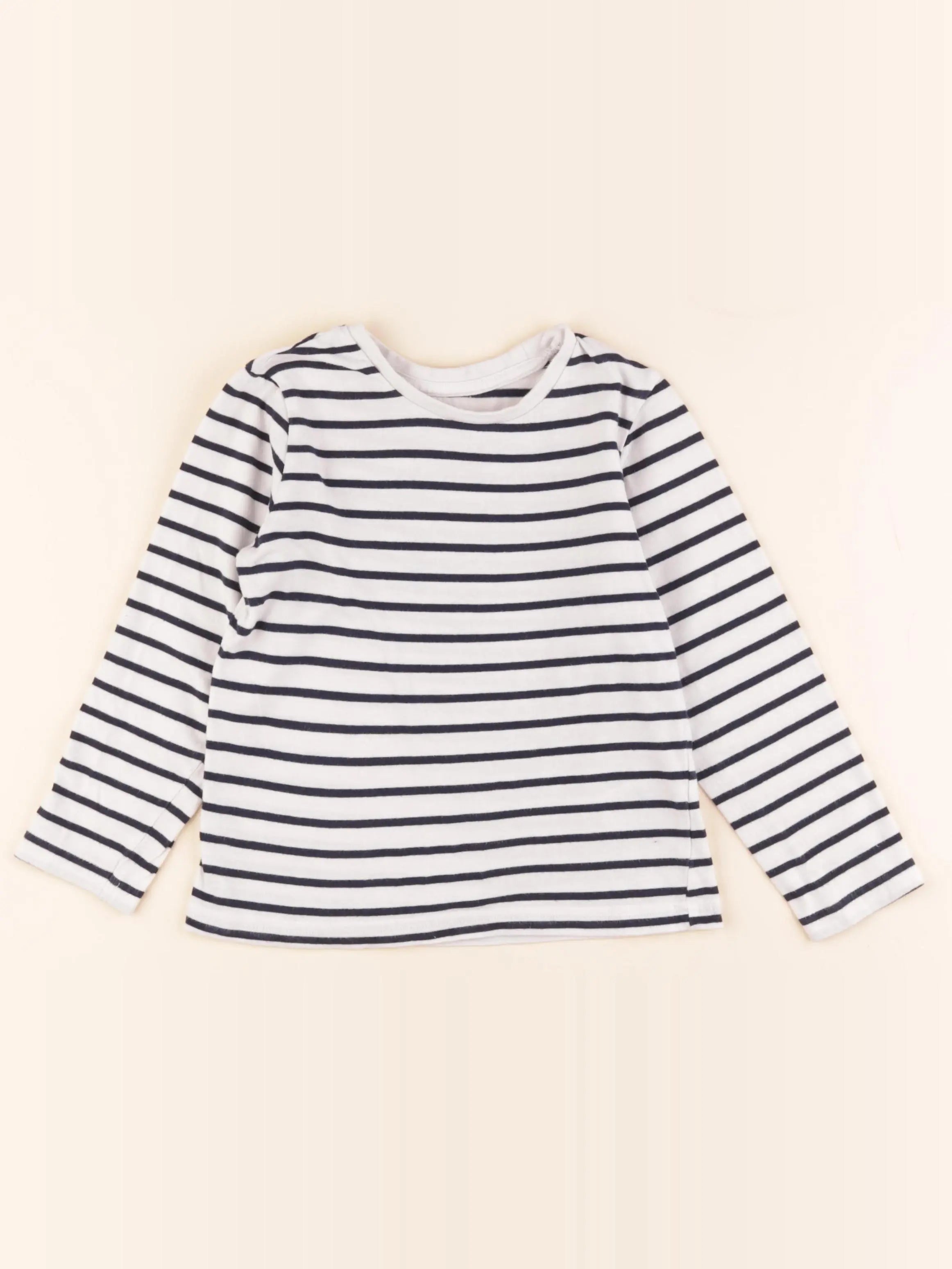 Vertbaudet - tee-shirt blanc - 5 ans