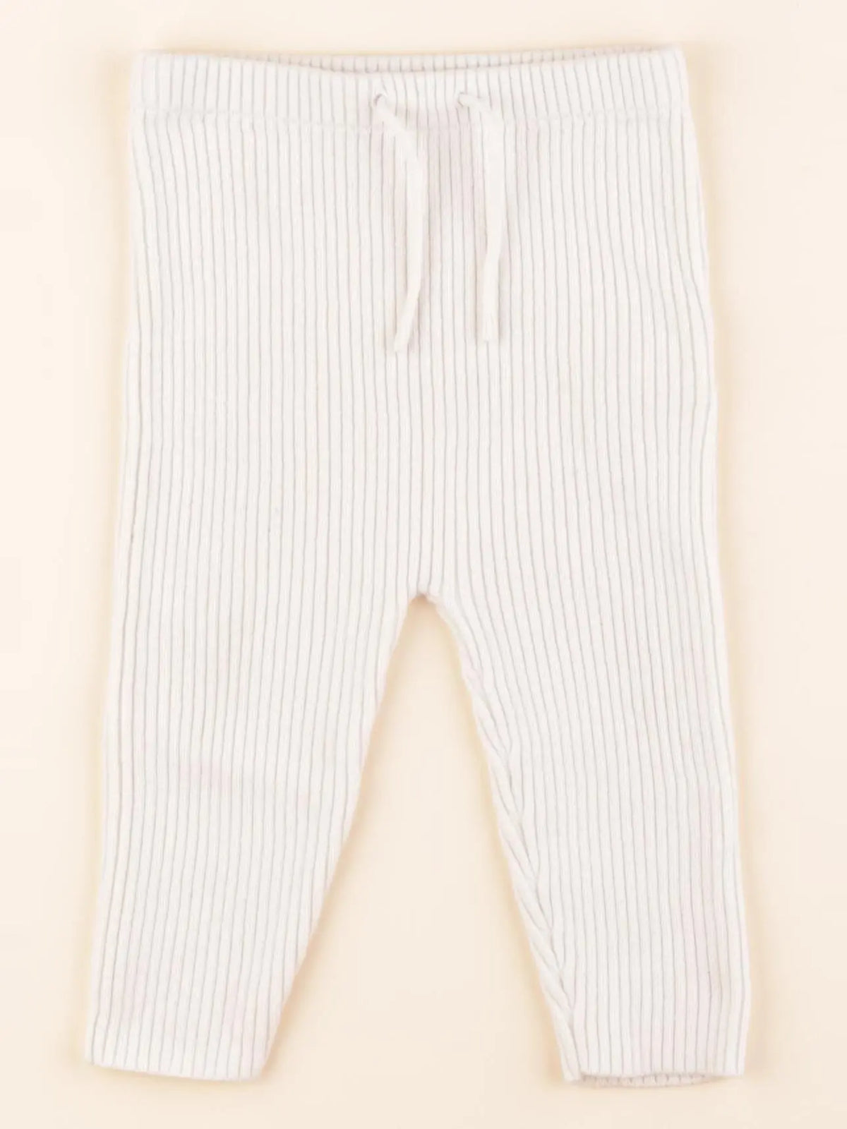 Petit Bateau - legging blanc - 12 mois