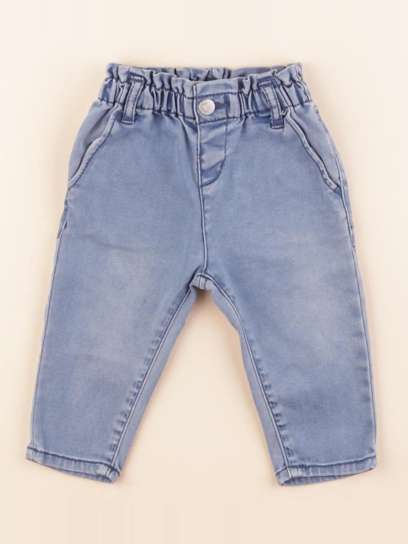 Zara - pantalon bleu - 3/6 mois