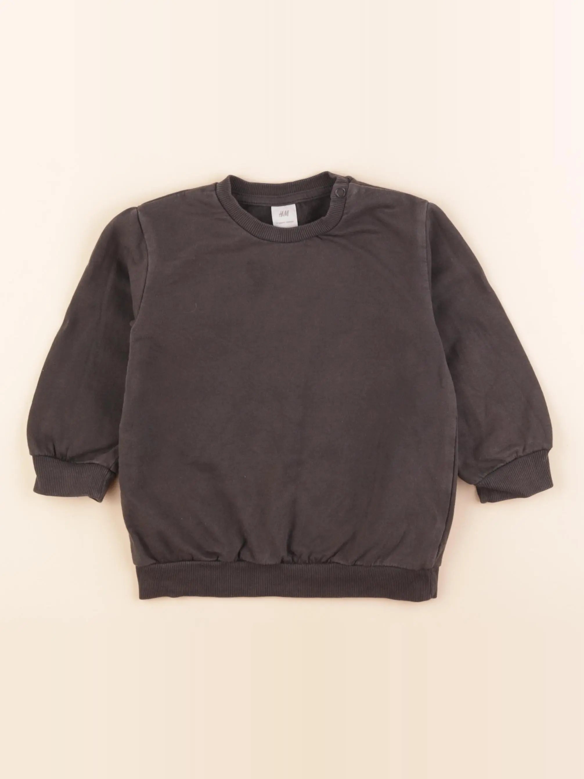 H&M - tee-shirt gris - 12/18 mois
