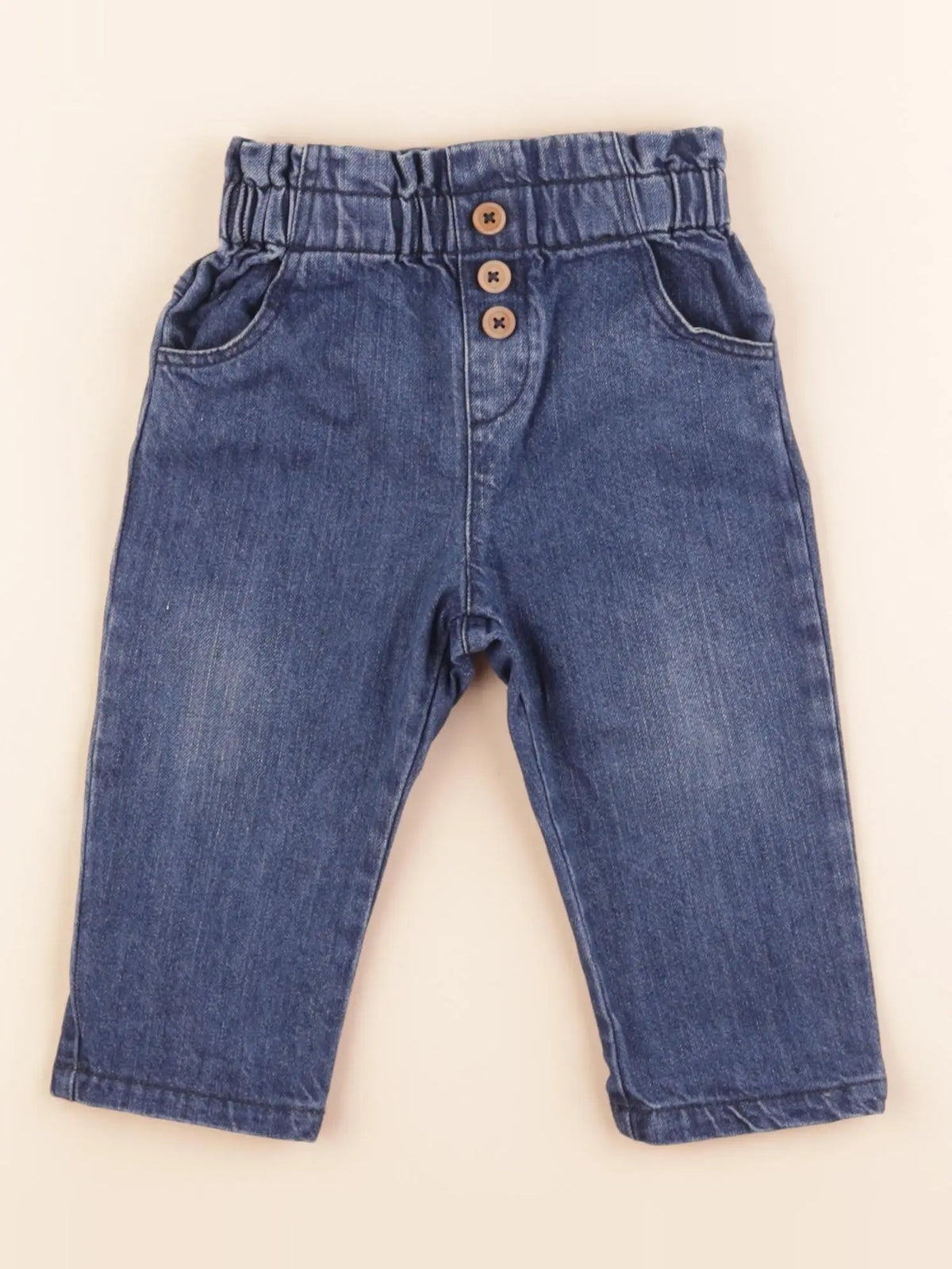 Boutchou - jean bleu - 9 mois