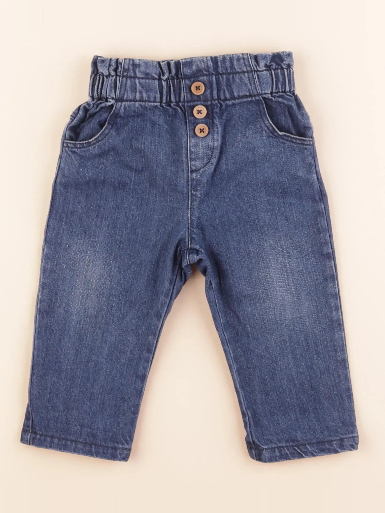 Boutchou - jean bleu - 9 mois