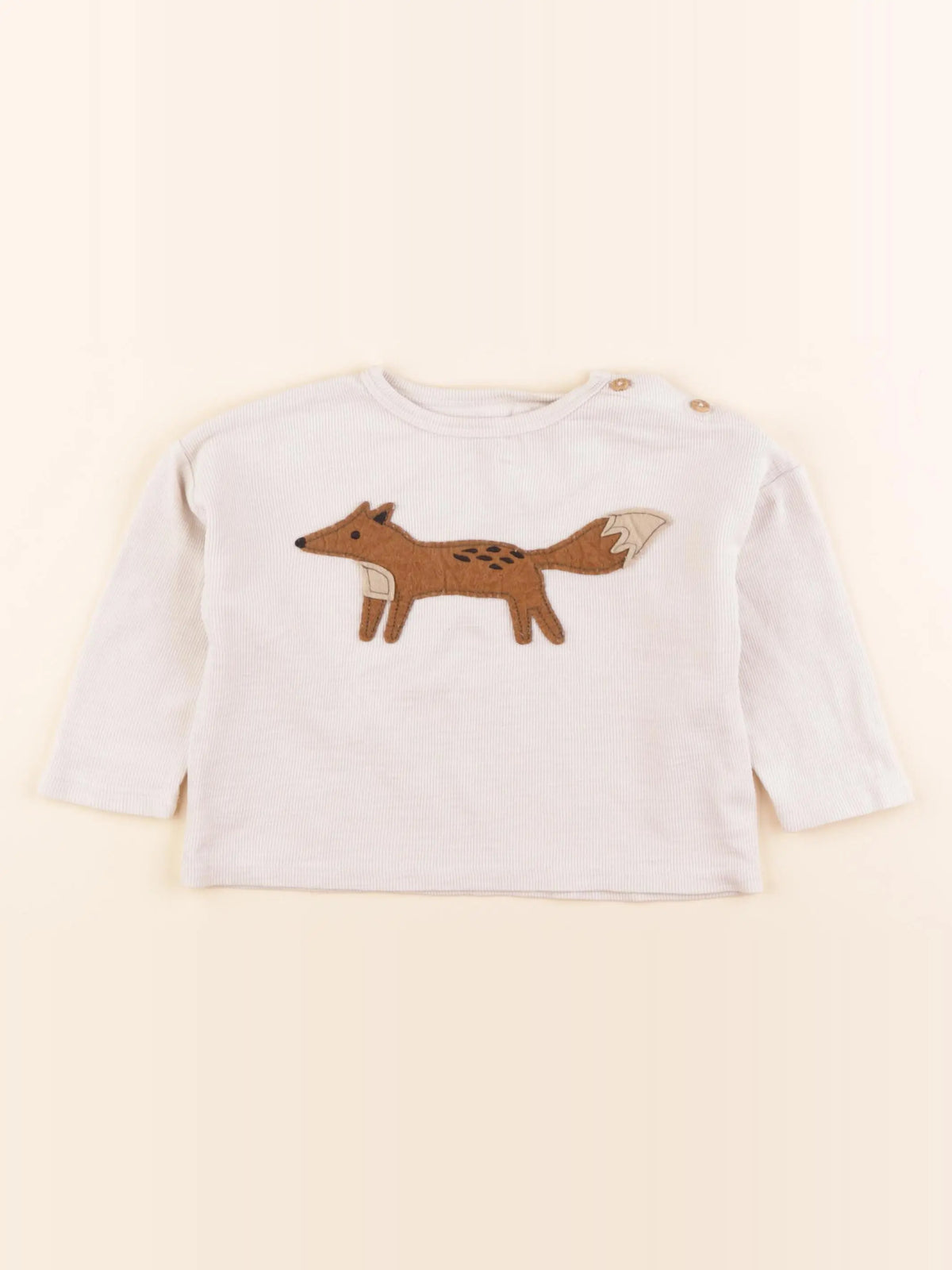 Boutchou - tee-shirt beige - 24 mois