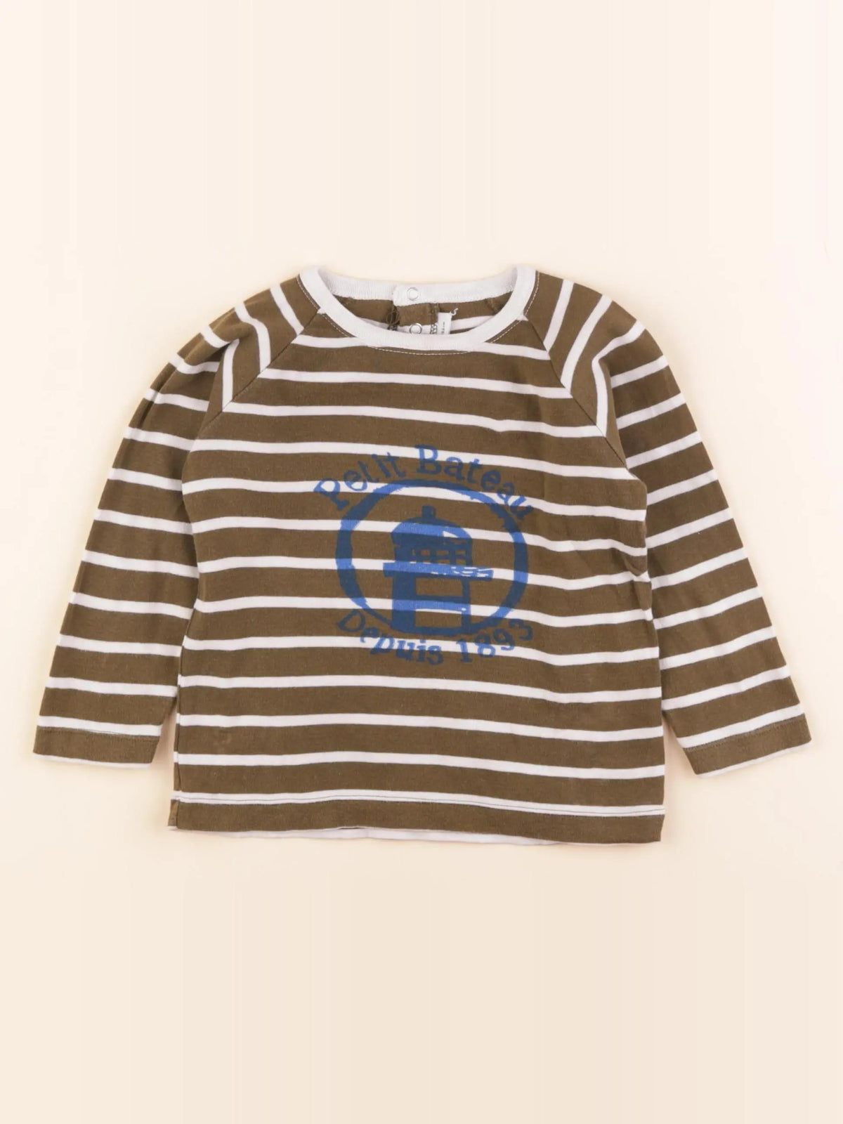 Petit Bateau - tee-shirt vert - 24 mois