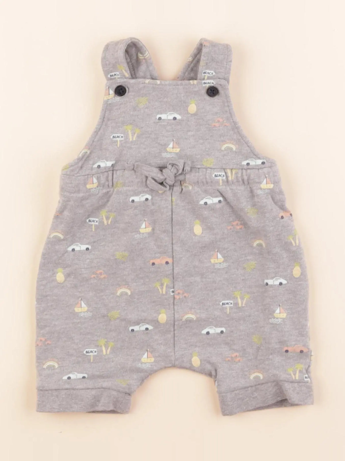 Boutchou - salopette gris - 3 mois