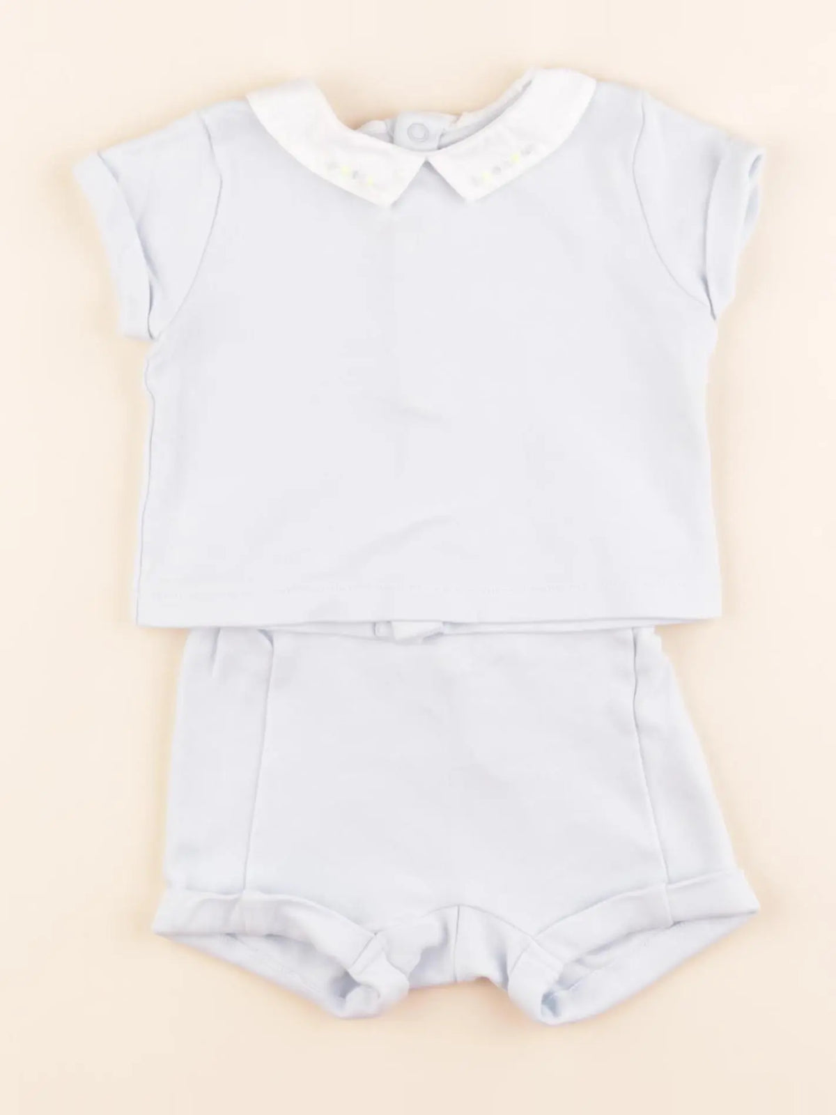 Jacadi - ensemble bleu - 6 mois