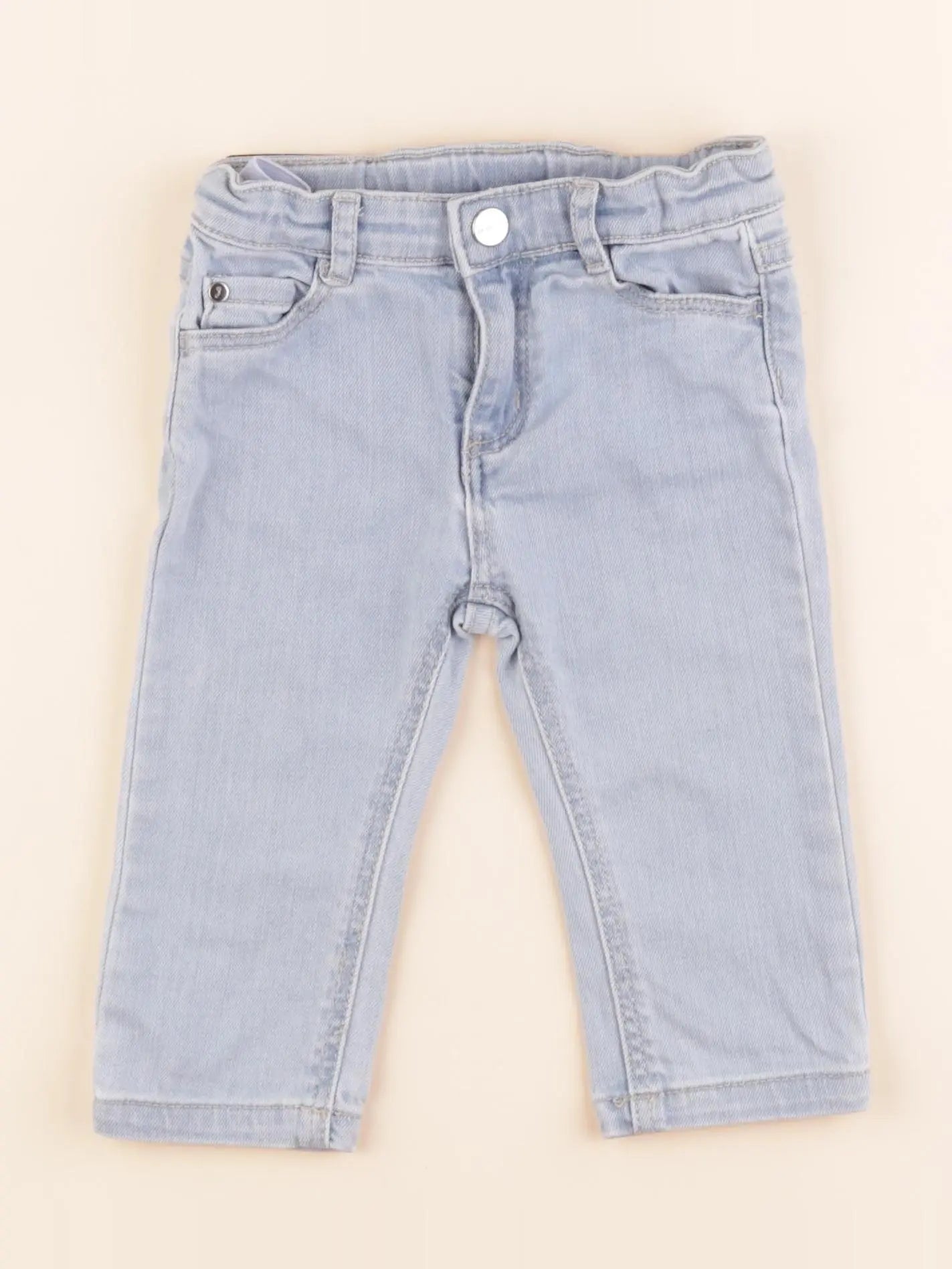 Jacadi - jean bleu - 12 mois