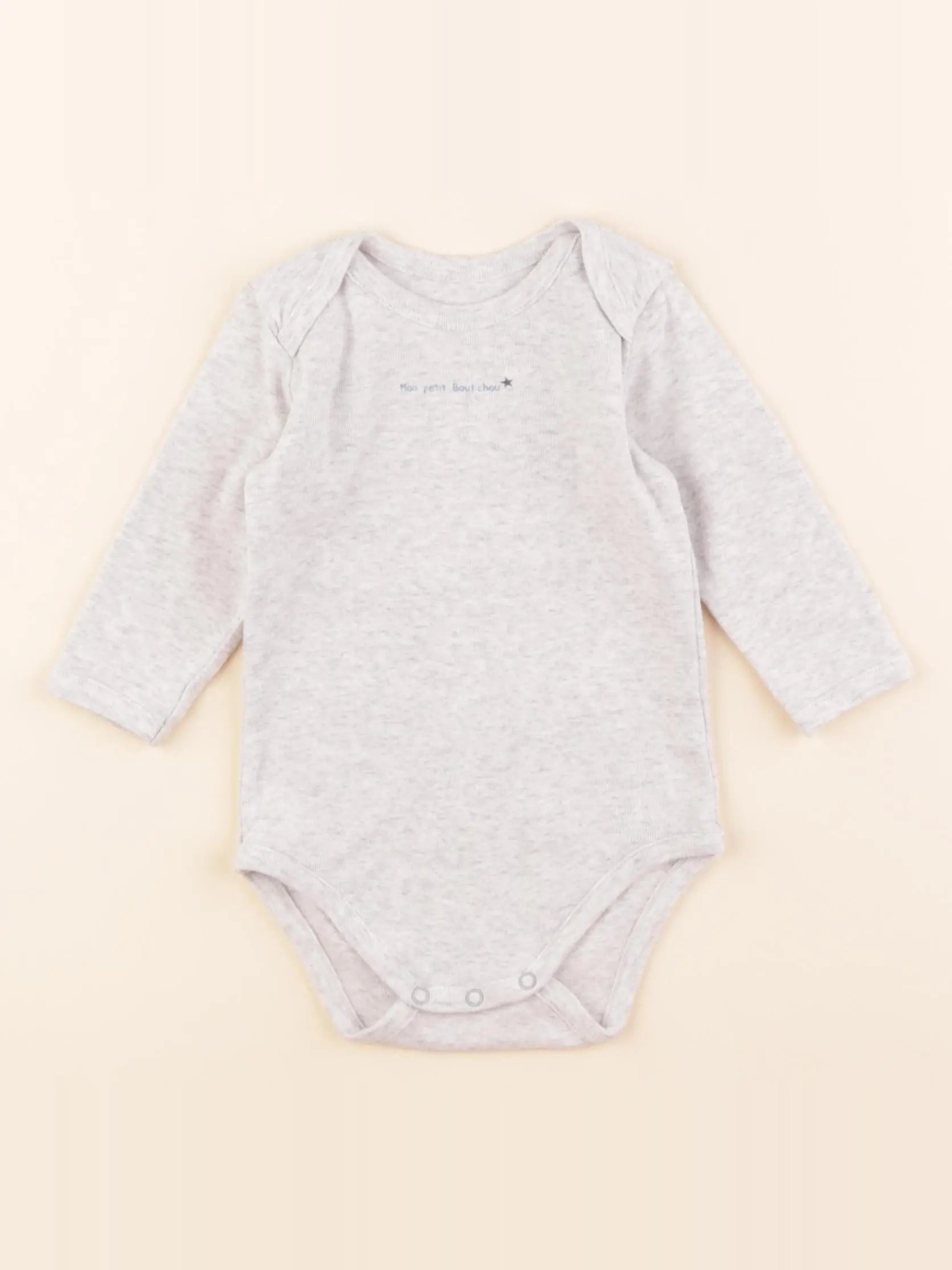 Boutchou - body gris - 9 mois