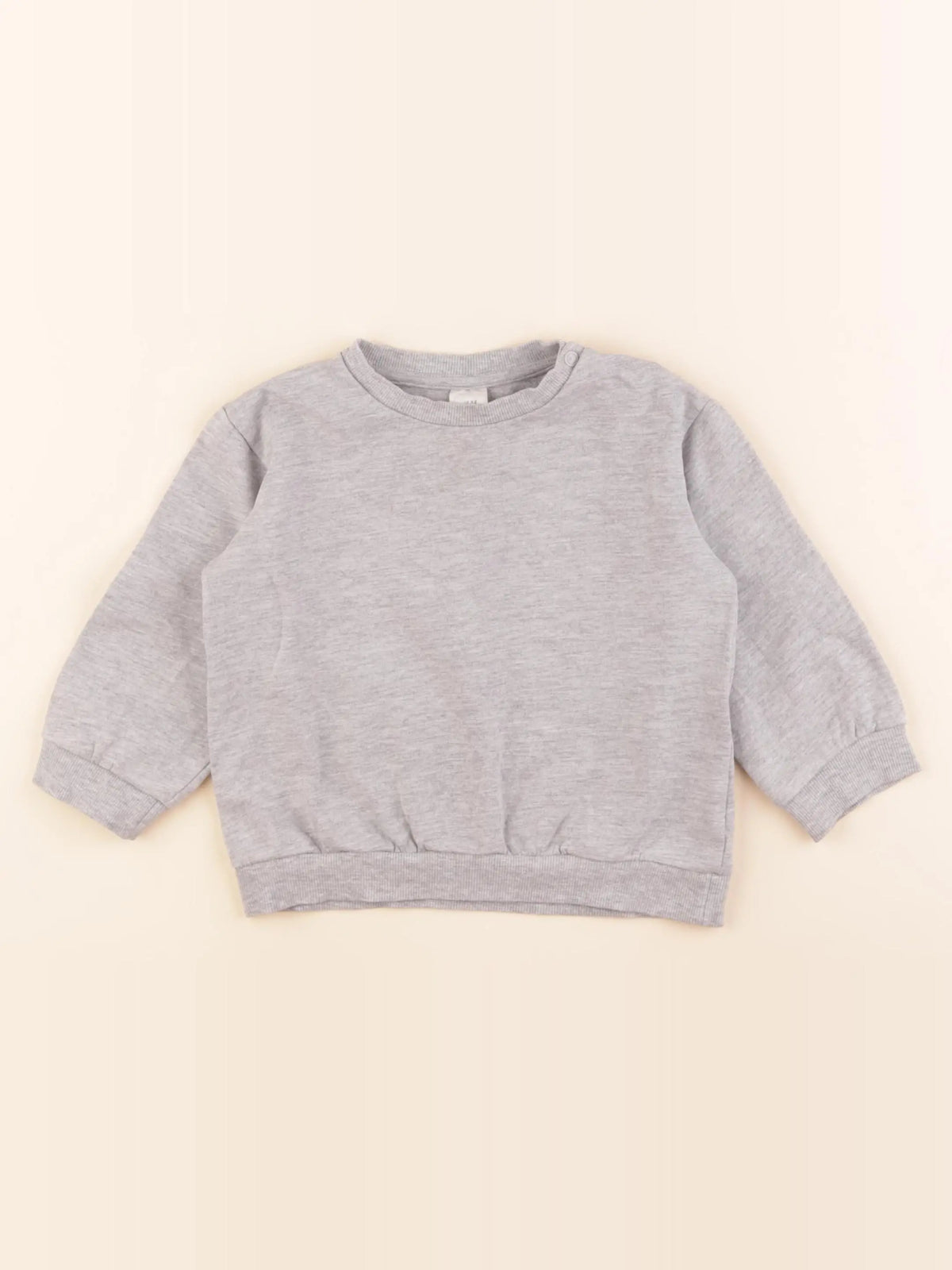 H&M - sweat gris - 12/18 mois