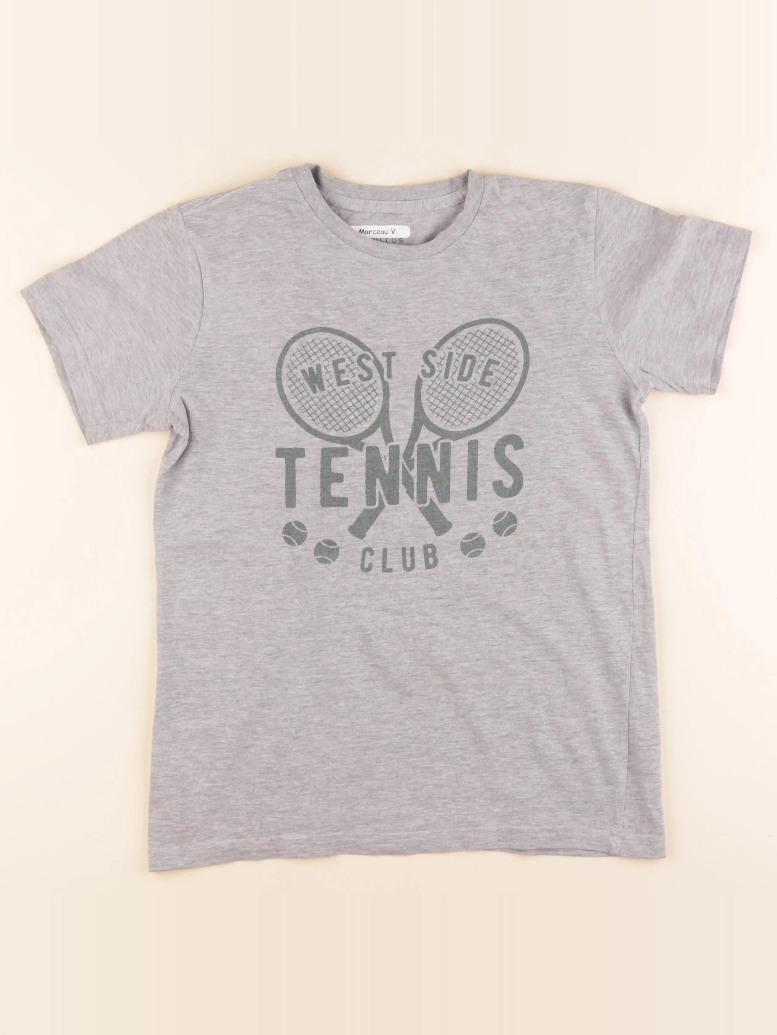 Cyrillus - tee-shirt gris - 12 ans