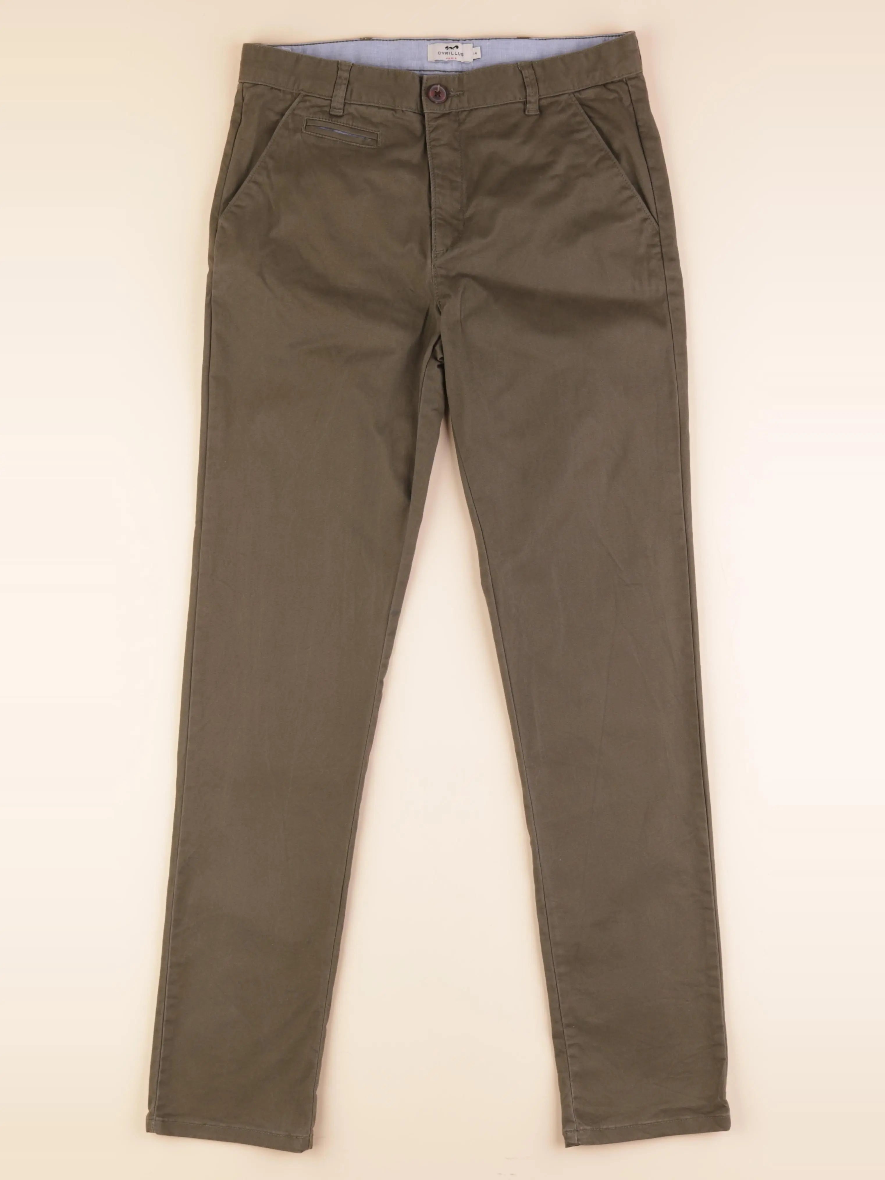 Cyrillus - pantalon vert - 14 ans