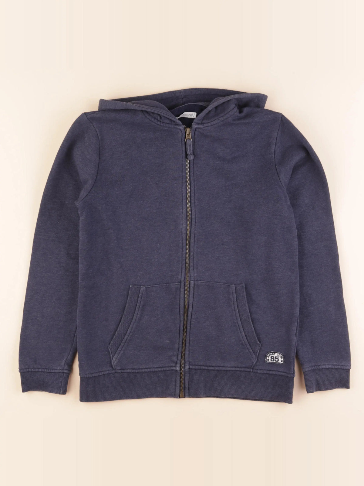 Monoprix - sweat bleu - 12 ans