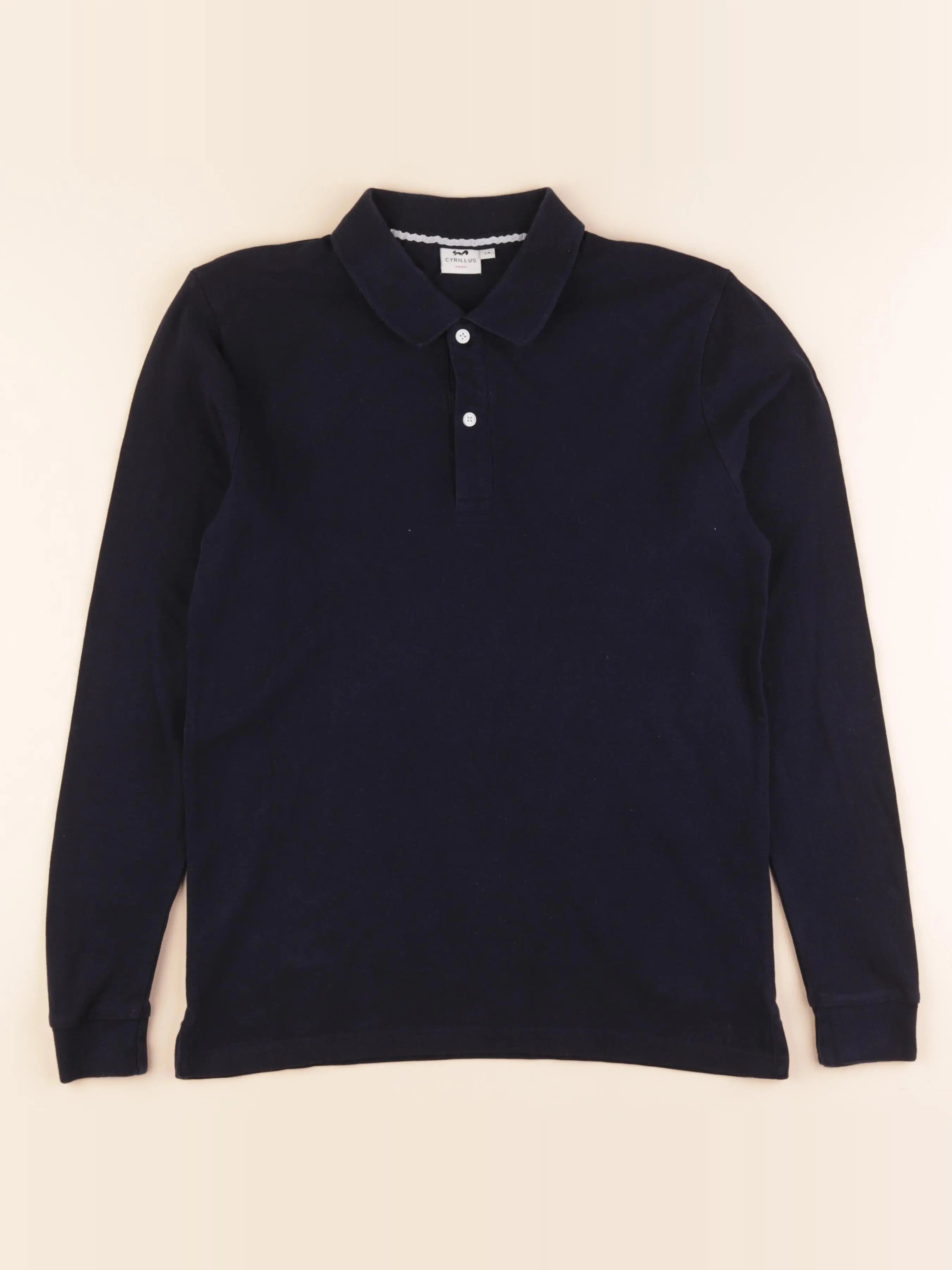 Cyrillus - polo bleu - 14 ans