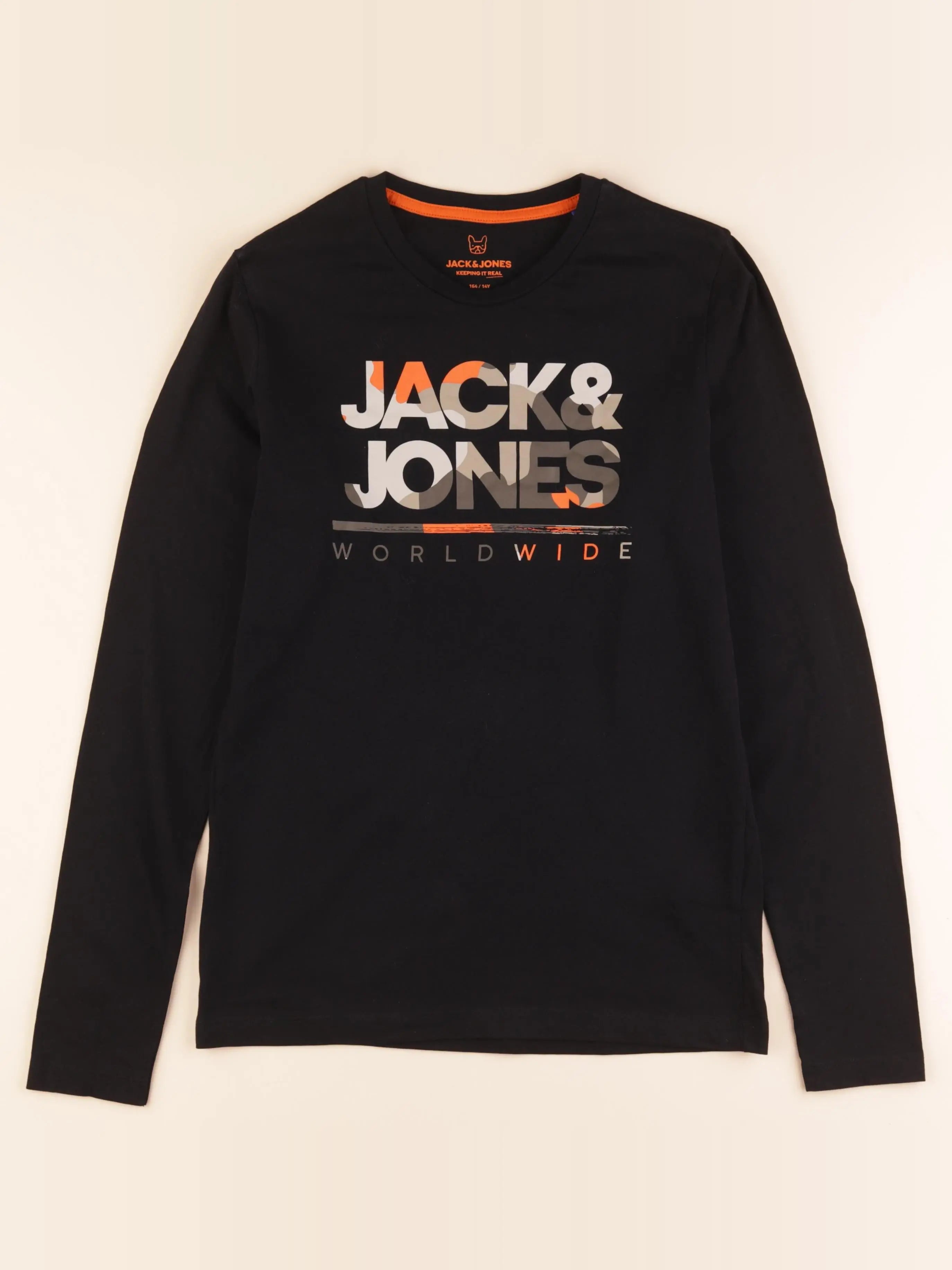 Jack & Jones - tee-shirt noir - 14 ans