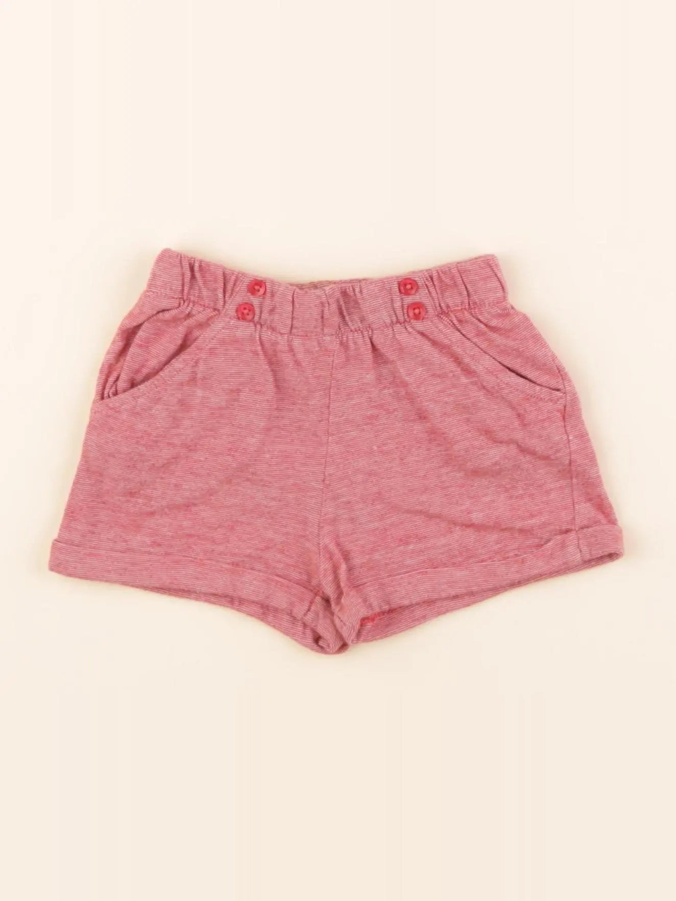 Boutchou - short rouge - 12 mois
