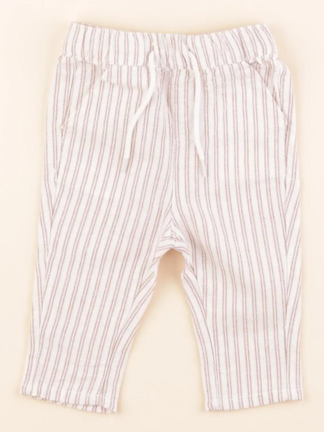 Vertbaudet - pantalon marron - 3 mois