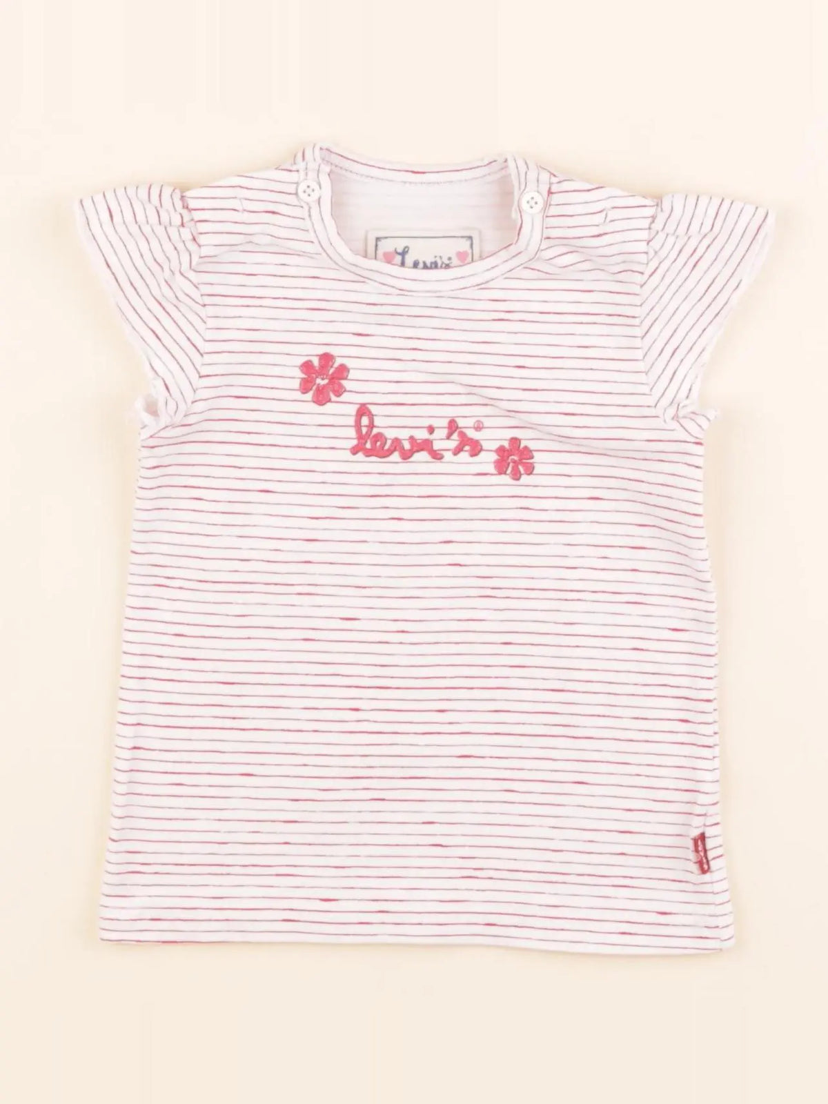 Levi's - tee-shirt rouge - 12 mois