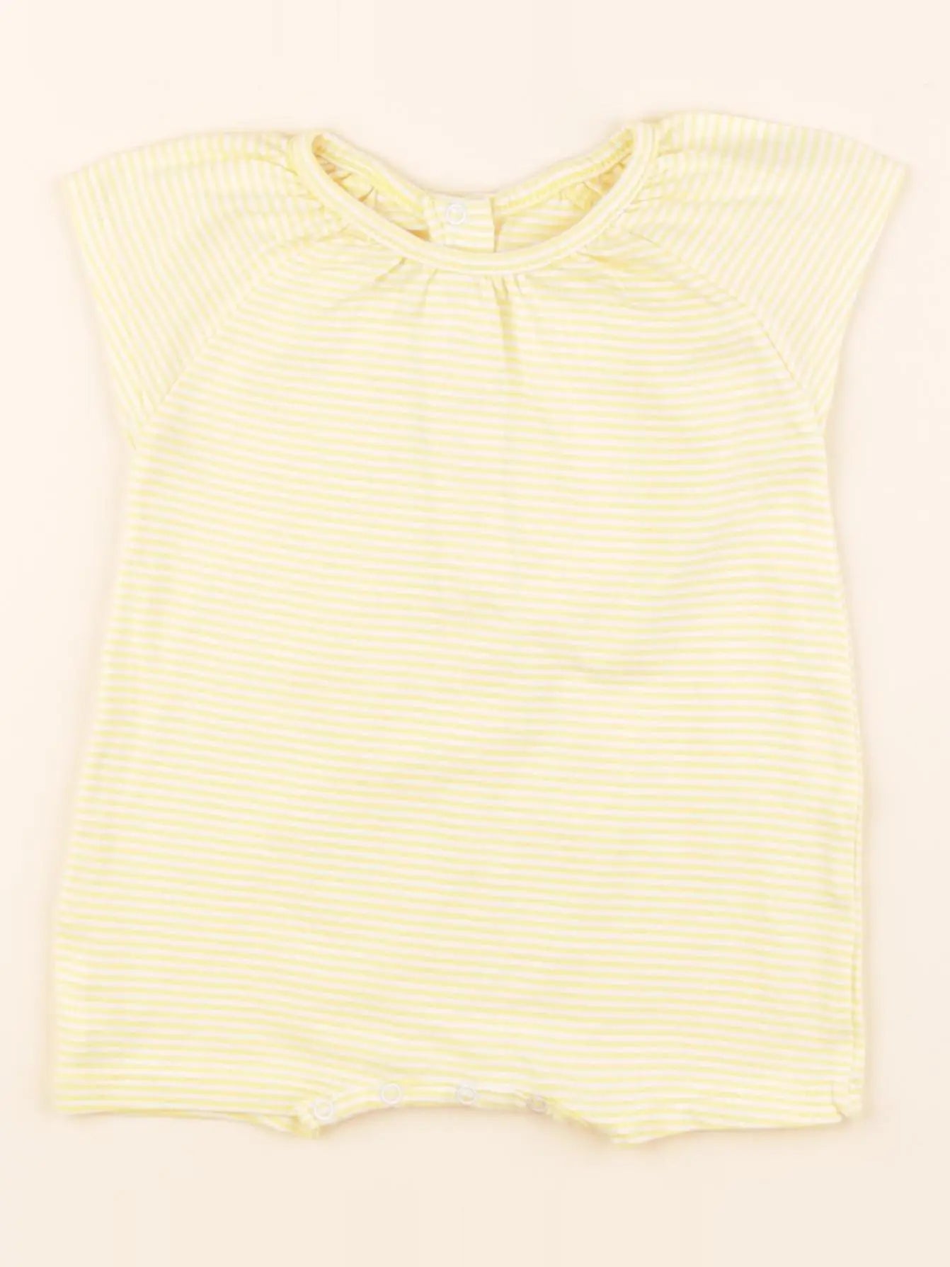 Vertbaudet - combinaison jaune - 6 mois