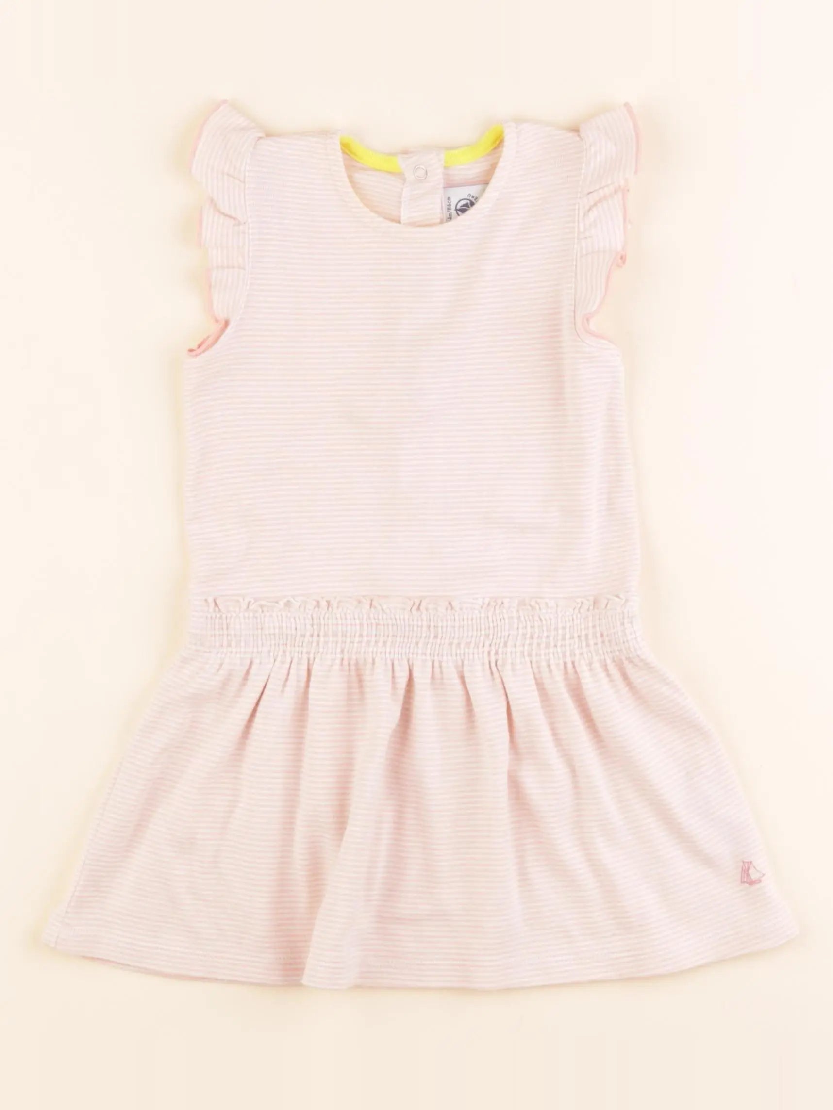 Petit Bateau - robe rose - 24 mois