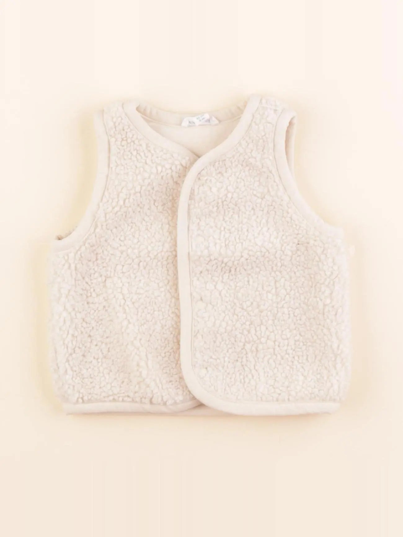 Vertbaudet - gilet beige - 3 mois