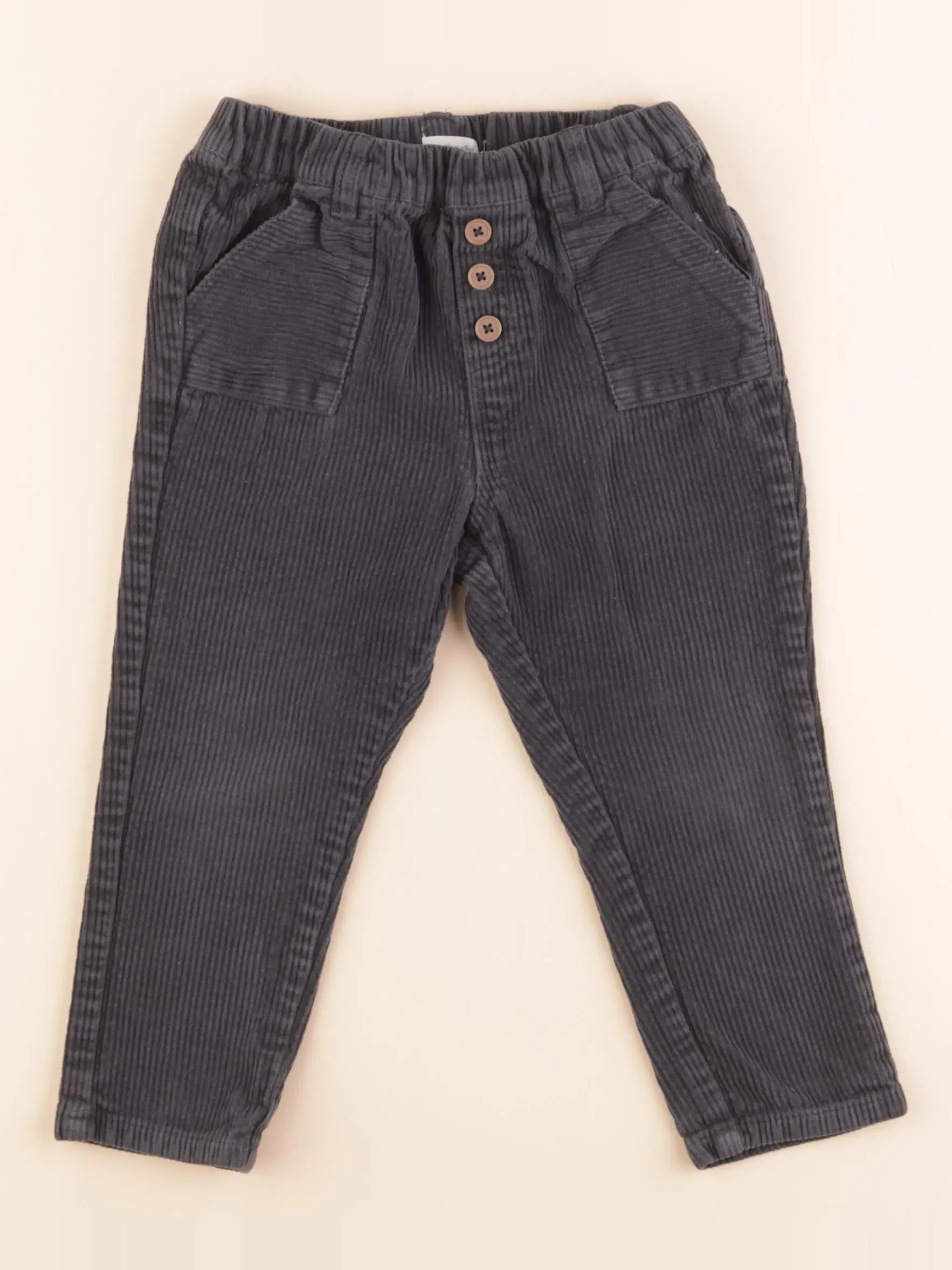 Vertbaudet - pantalon vert - 36 mois