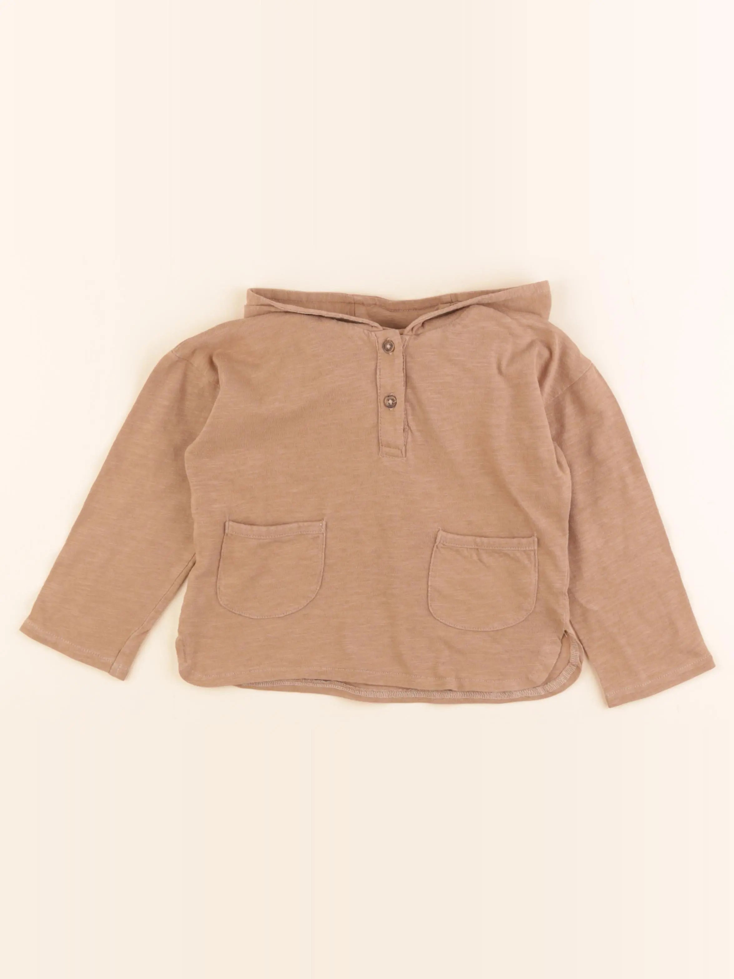Vertbaudet - tee-shirt marron - 36 mois