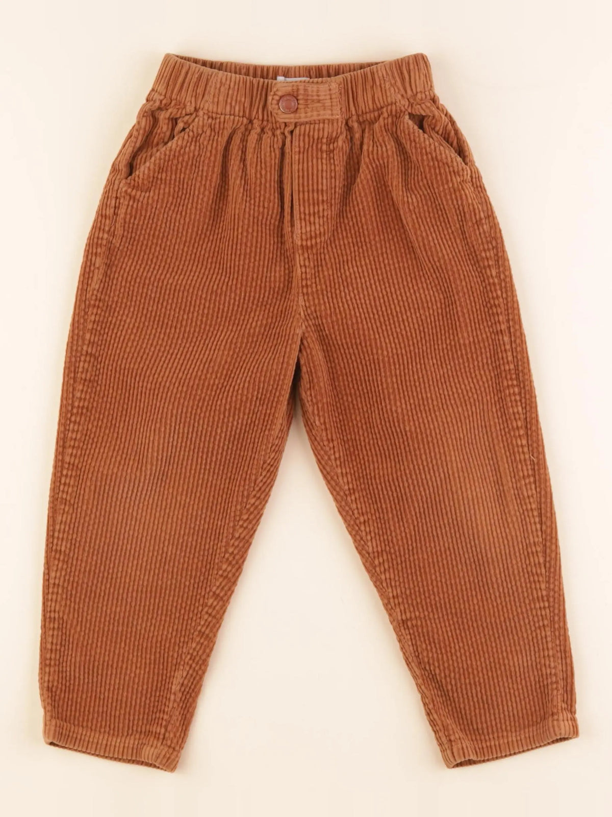 Vertbaudet - pantalon marron - 36 mois