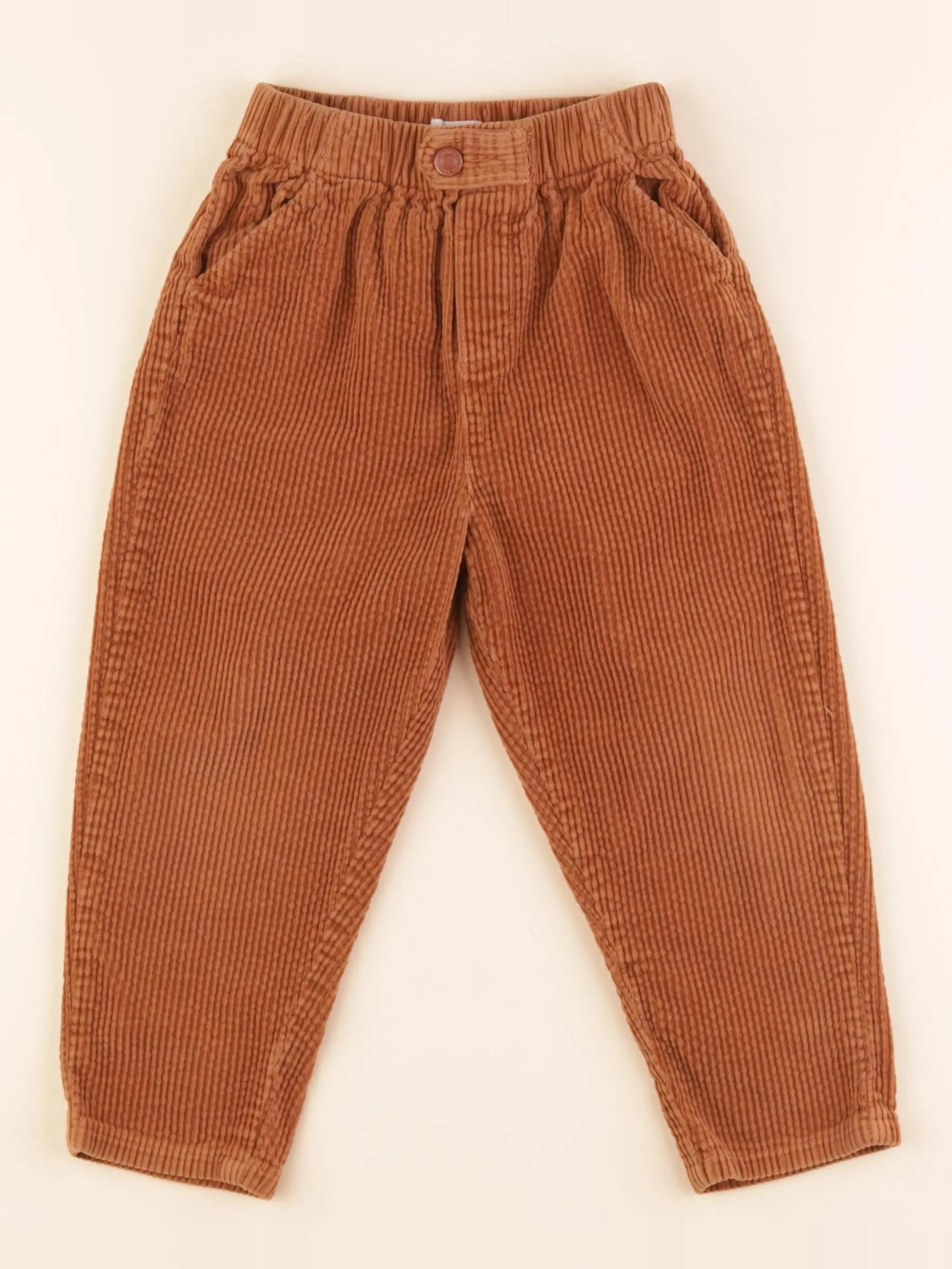 Vertbaudet - pantalon marron - 36 mois