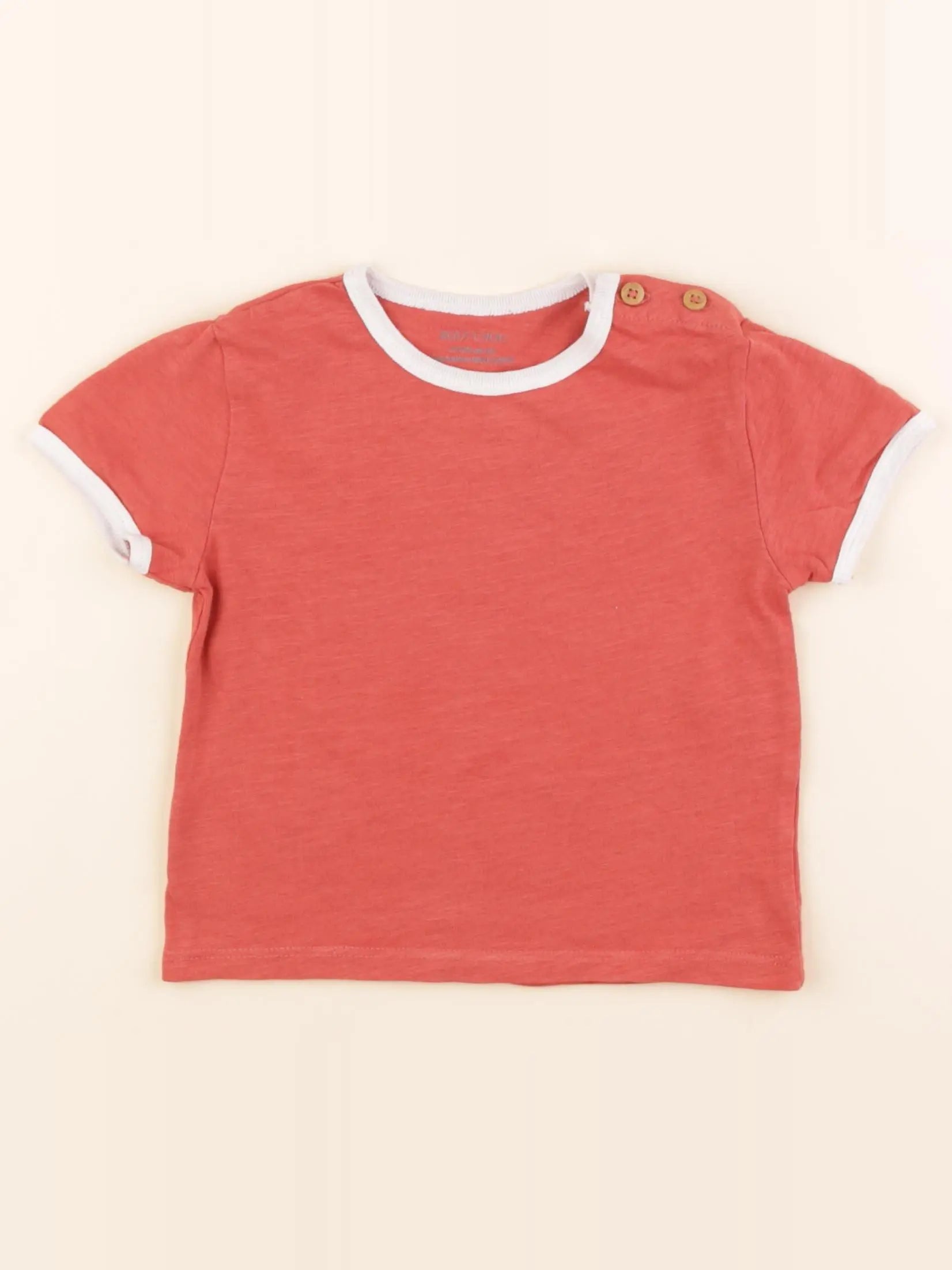 Boutchou - tee-shirt rouge - 18 mois
