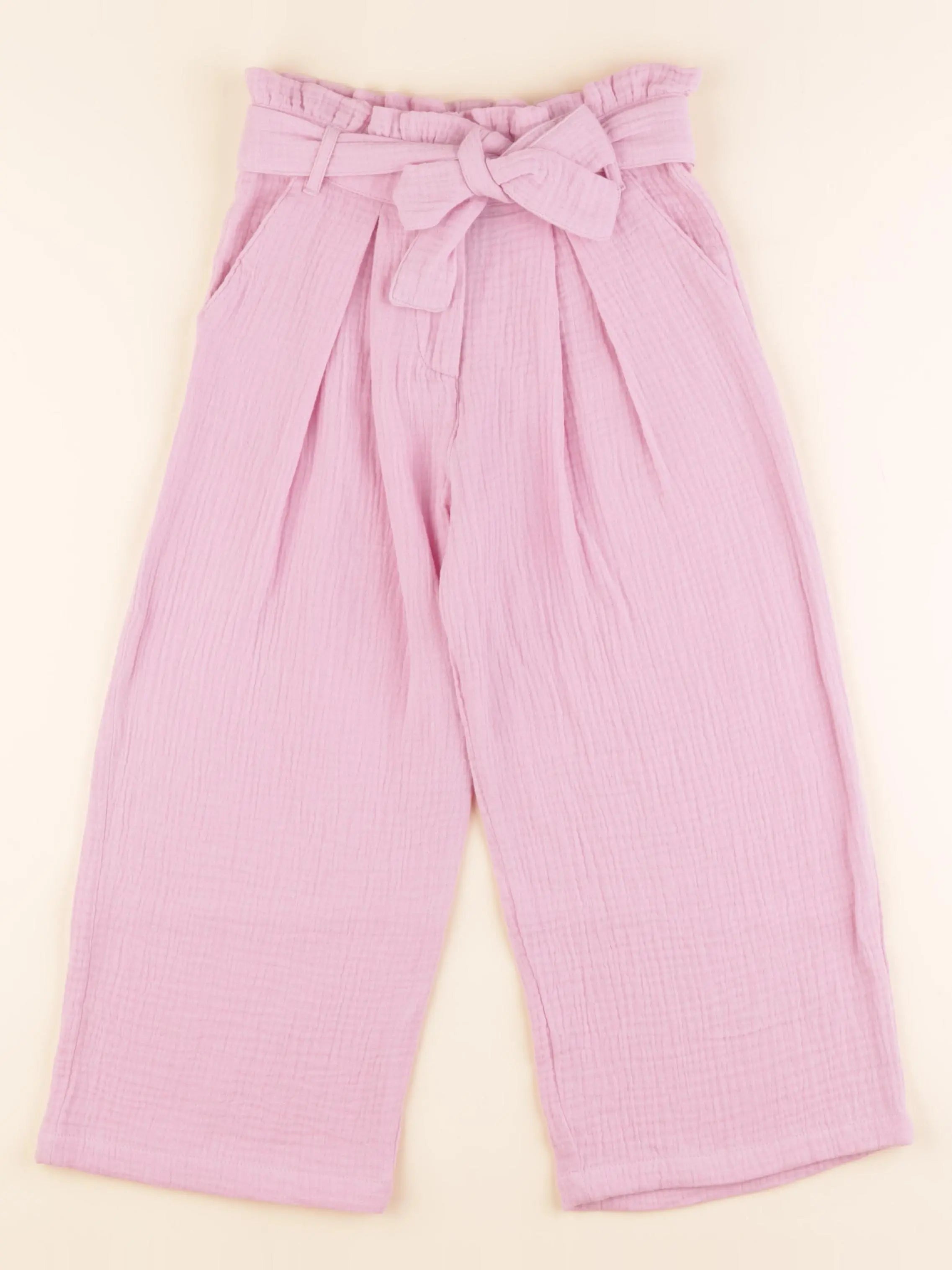 Vertbaudet - pantalon rose - 8 ans