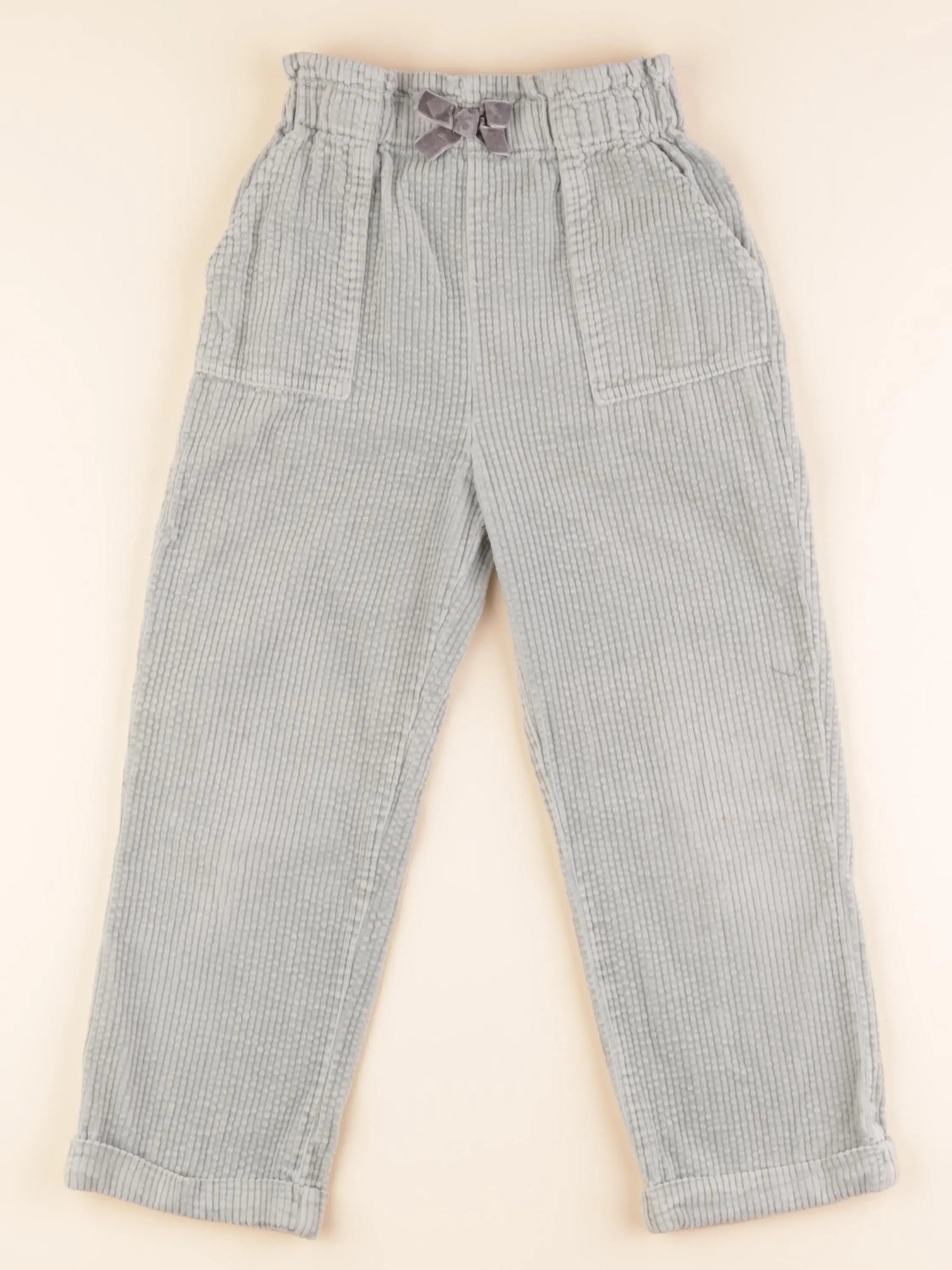 Vertbaudet - pantalon vert - 8 ans